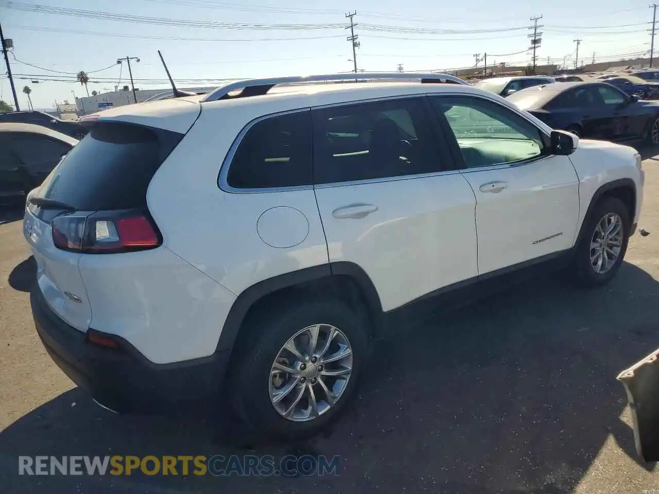 3 Photograph of a damaged car 1C4PJLMX3MD227394 JEEP CHEROKEE 2021