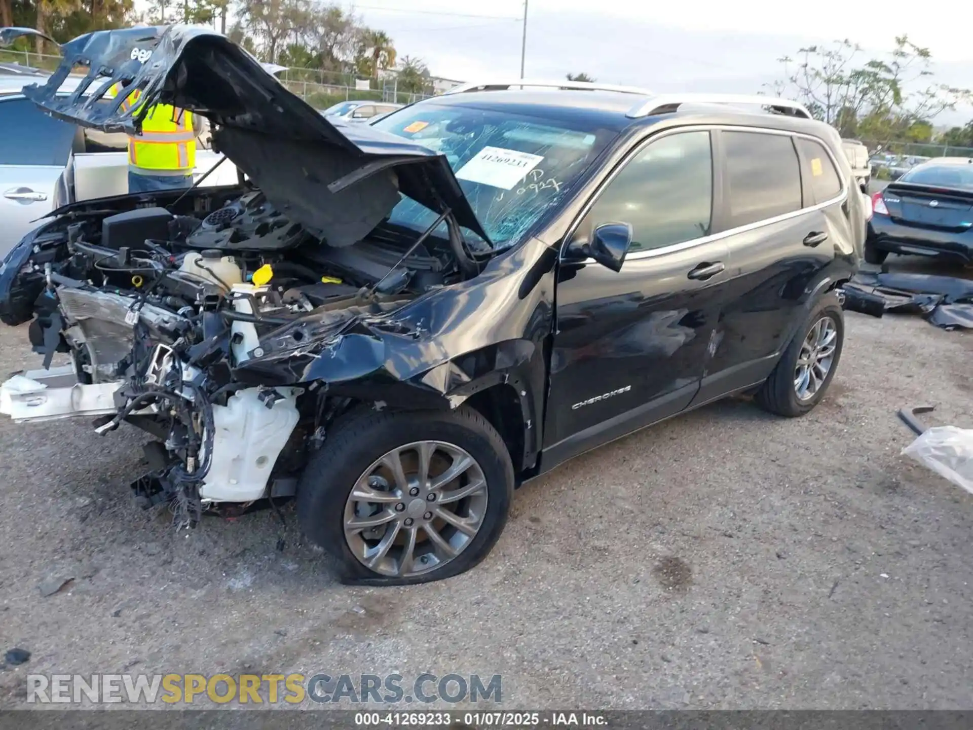 2 Photograph of a damaged car 1C4PJLMX4MD140927 JEEP CHEROKEE 2021