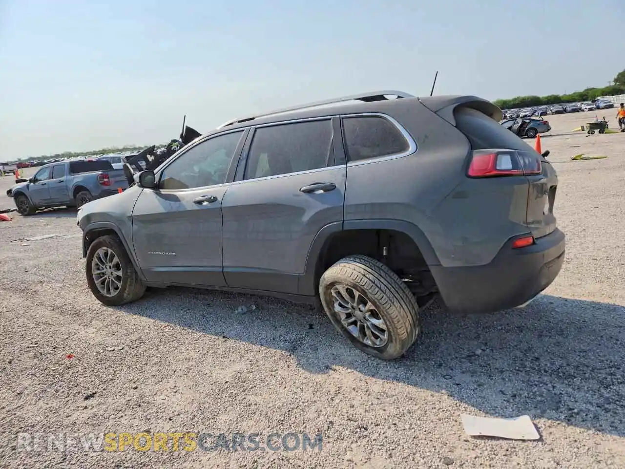 2 fotografías del automóvil dañado 1C4PJLMX9MD177262 JEEP CHEROKEE 2021