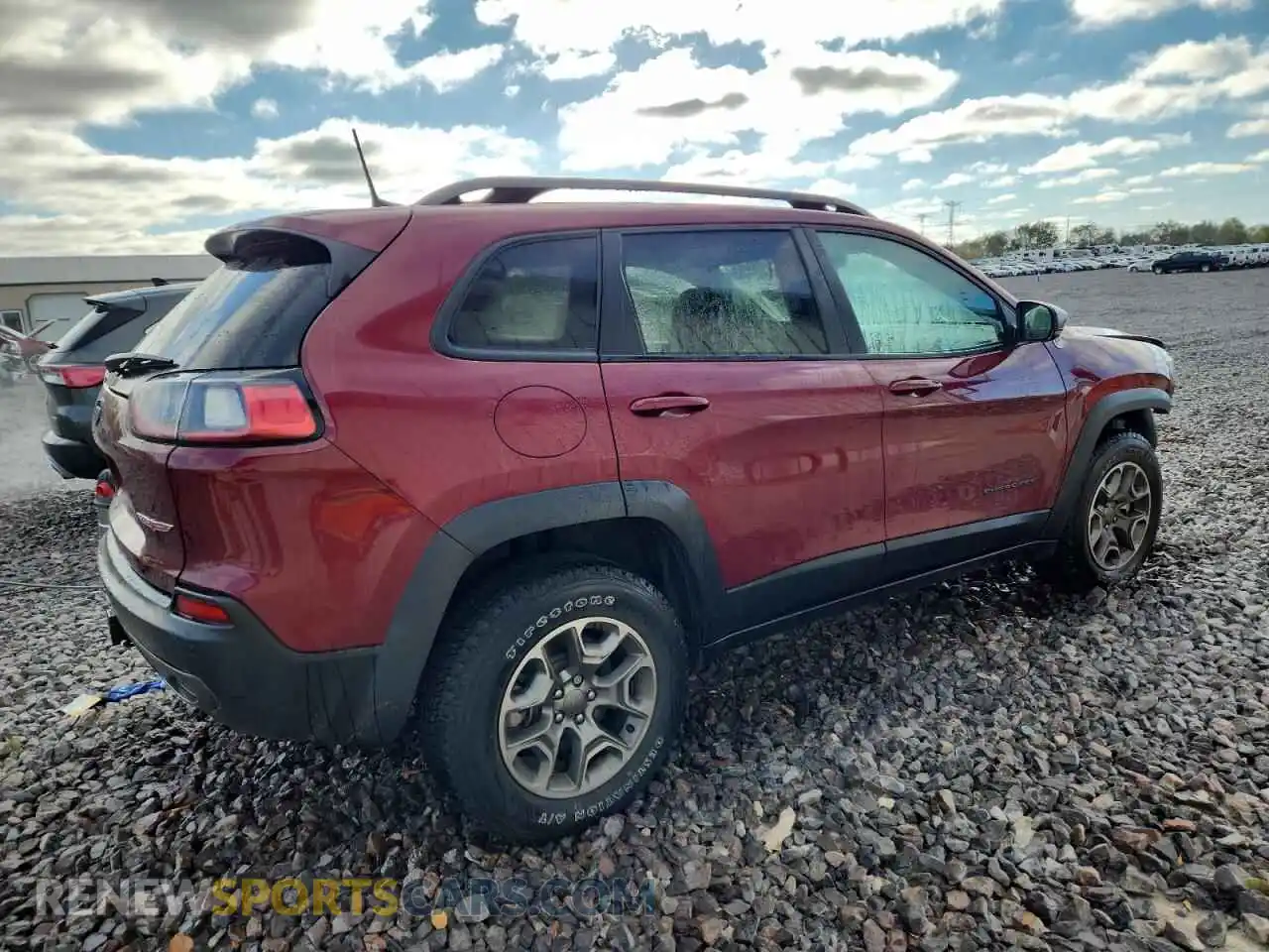 3 Photograph of a damaged car 1C4PJMBX2MD109894 JEEP CHEROKEE 2021