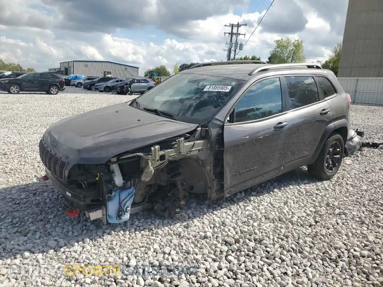 1 Photograph of a damaged car 1C4PJMBX3MD128857 JEEP CHEROKEE 2021