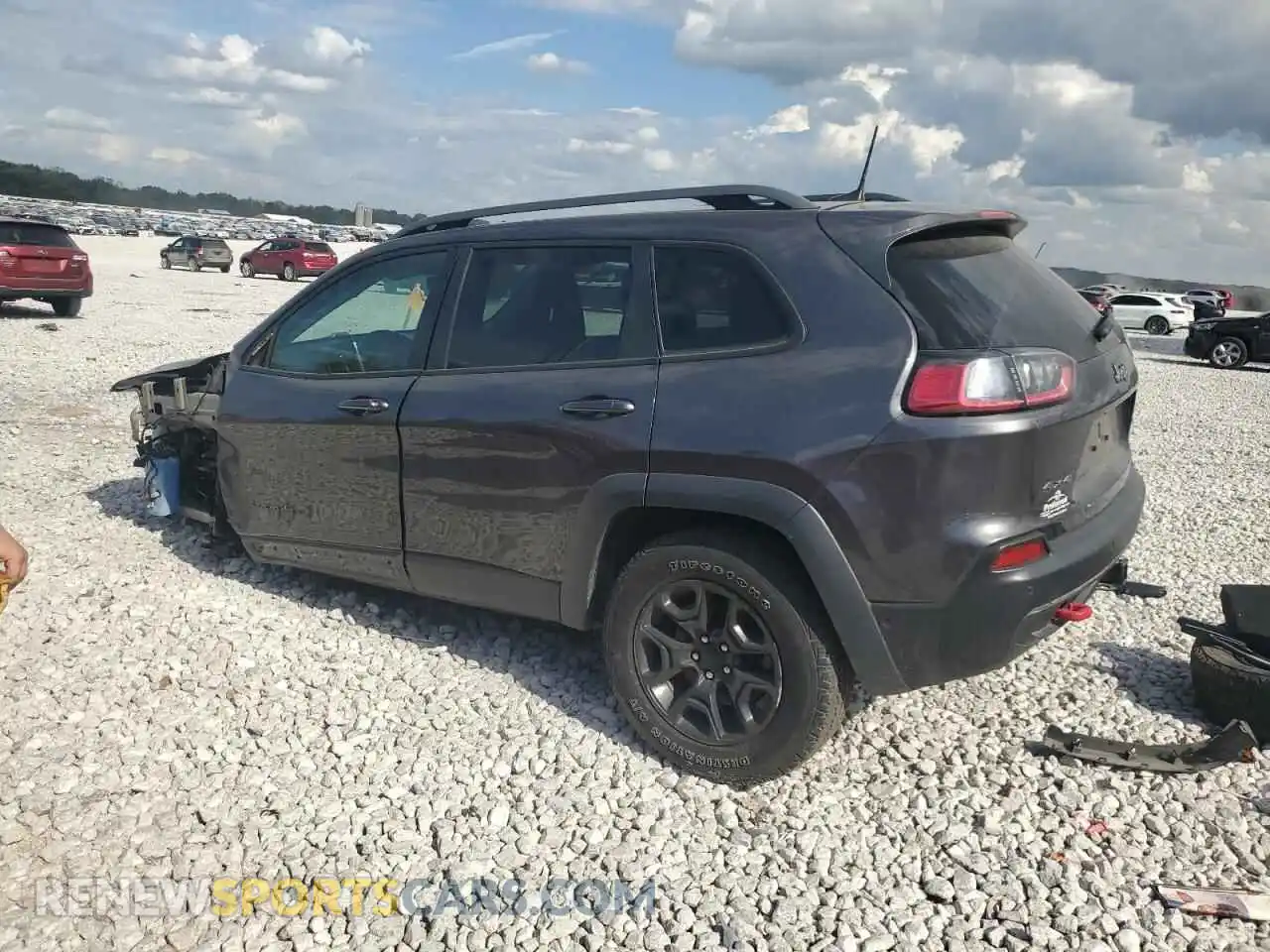 2 Photograph of a damaged car 1C4PJMBX3MD128857 JEEP CHEROKEE 2021