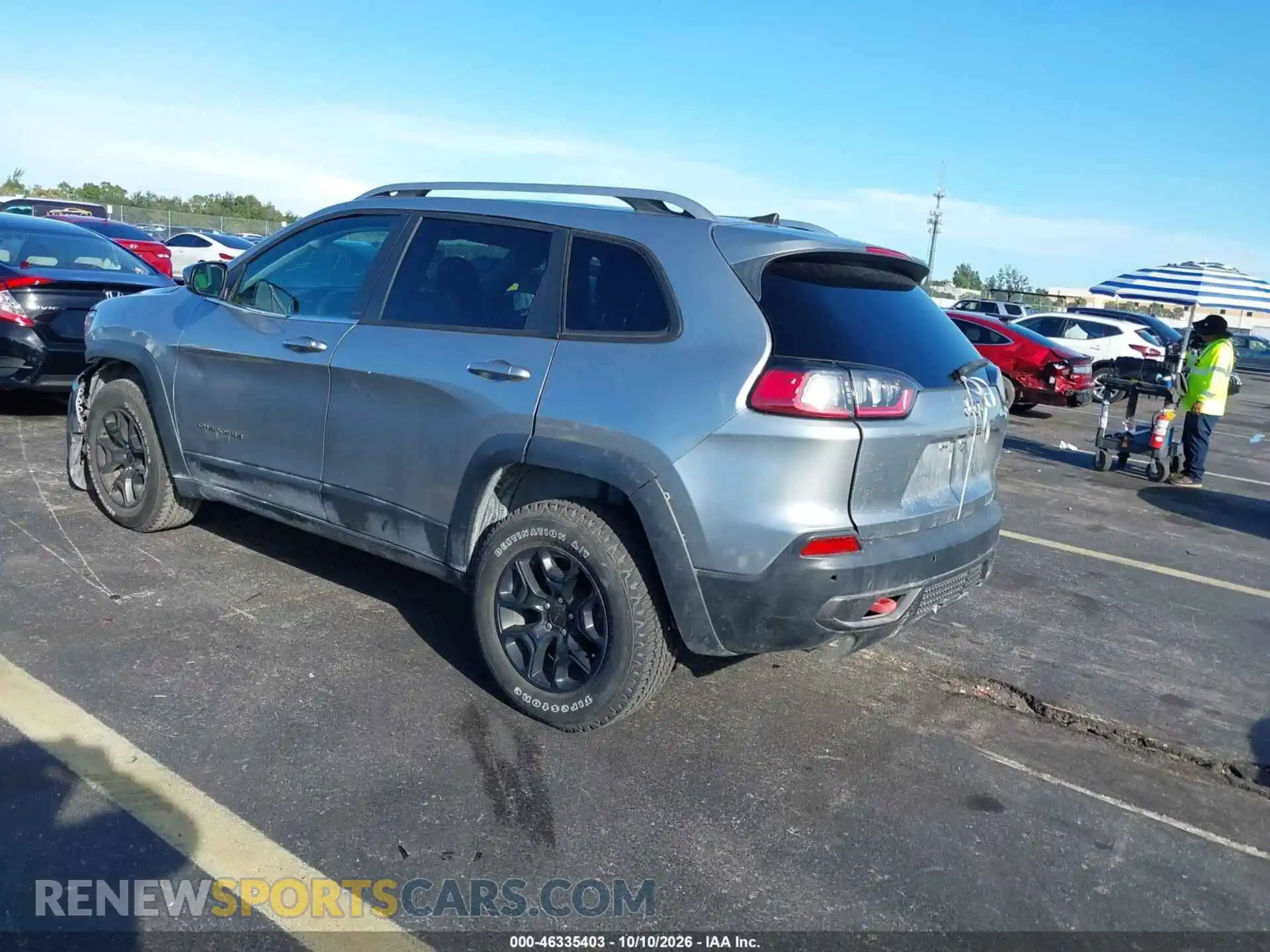 3 fotografías del automóvil dañado 1C4PJMBX3MD253079 JEEP CHEROKEE 2021