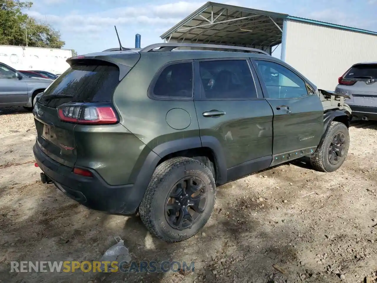 3 Photograph of a damaged car 1C4PJMBX8MD176421 JEEP CHEROKEE 2021
