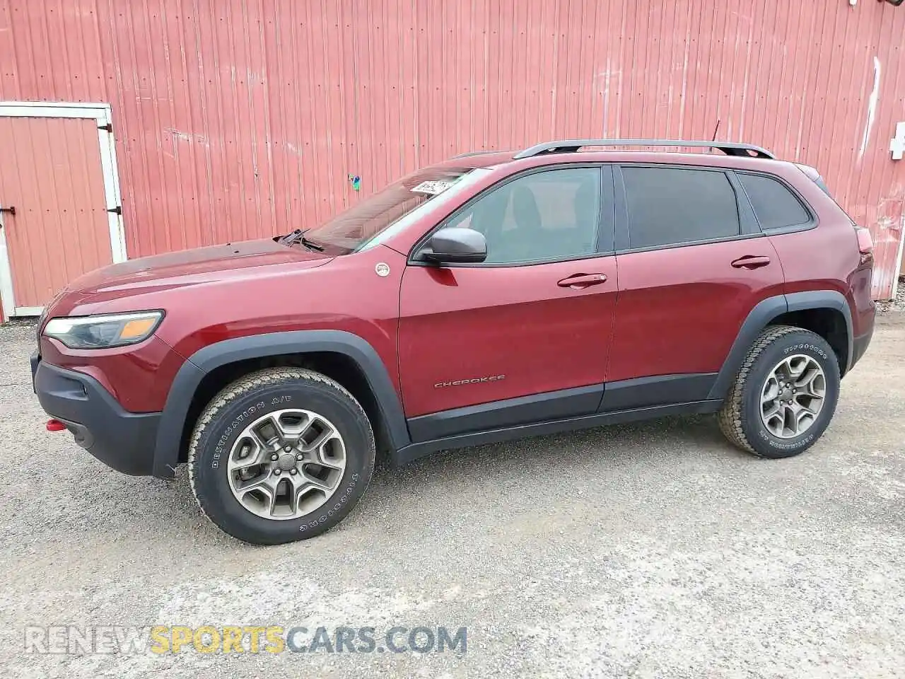 1 Photograph of a damaged car 1C4PJMBX8MD214553 JEEP CHEROKEE 2021