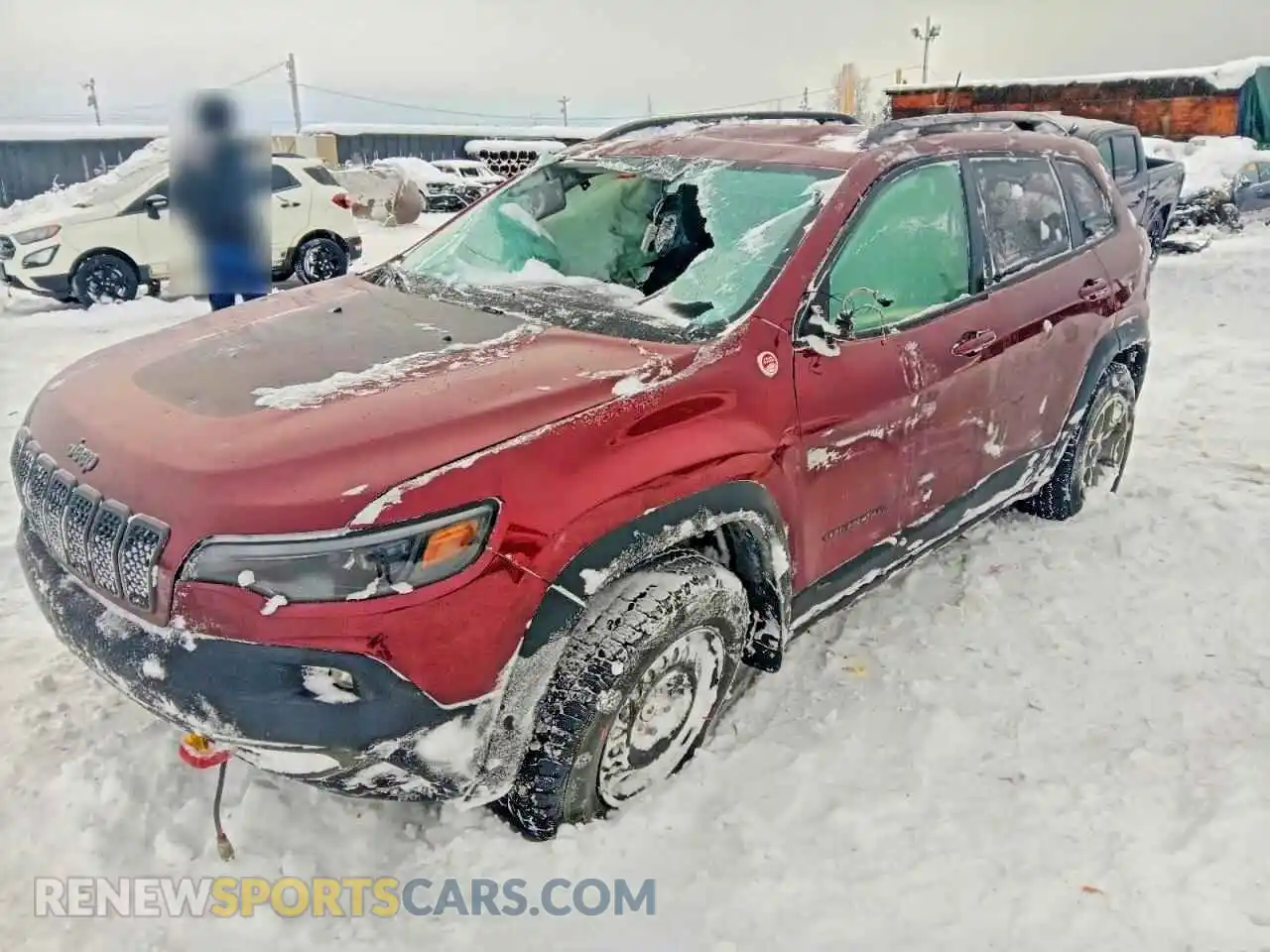 1 Photograph of a damaged car 1C4PJMBXXMD153254 JEEP CHEROKEE 2021