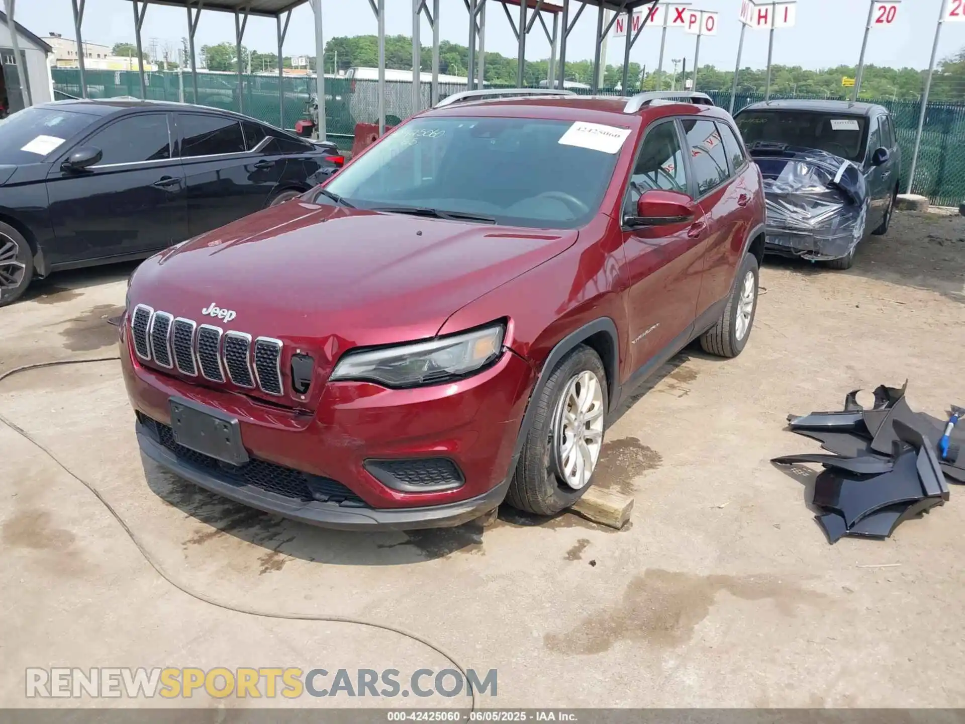 2 Photograph of a damaged car 1C4PJMCB9MD193523 JEEP CHEROKEE 2021