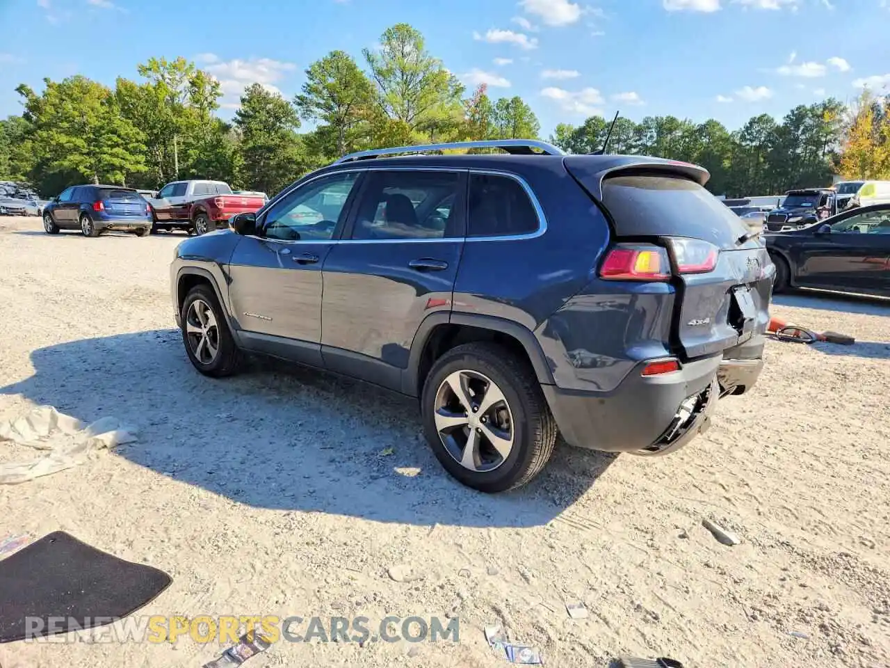 2 Photograph of a damaged car 1C4PJMDX1MD148196 JEEP CHEROKEE 2021