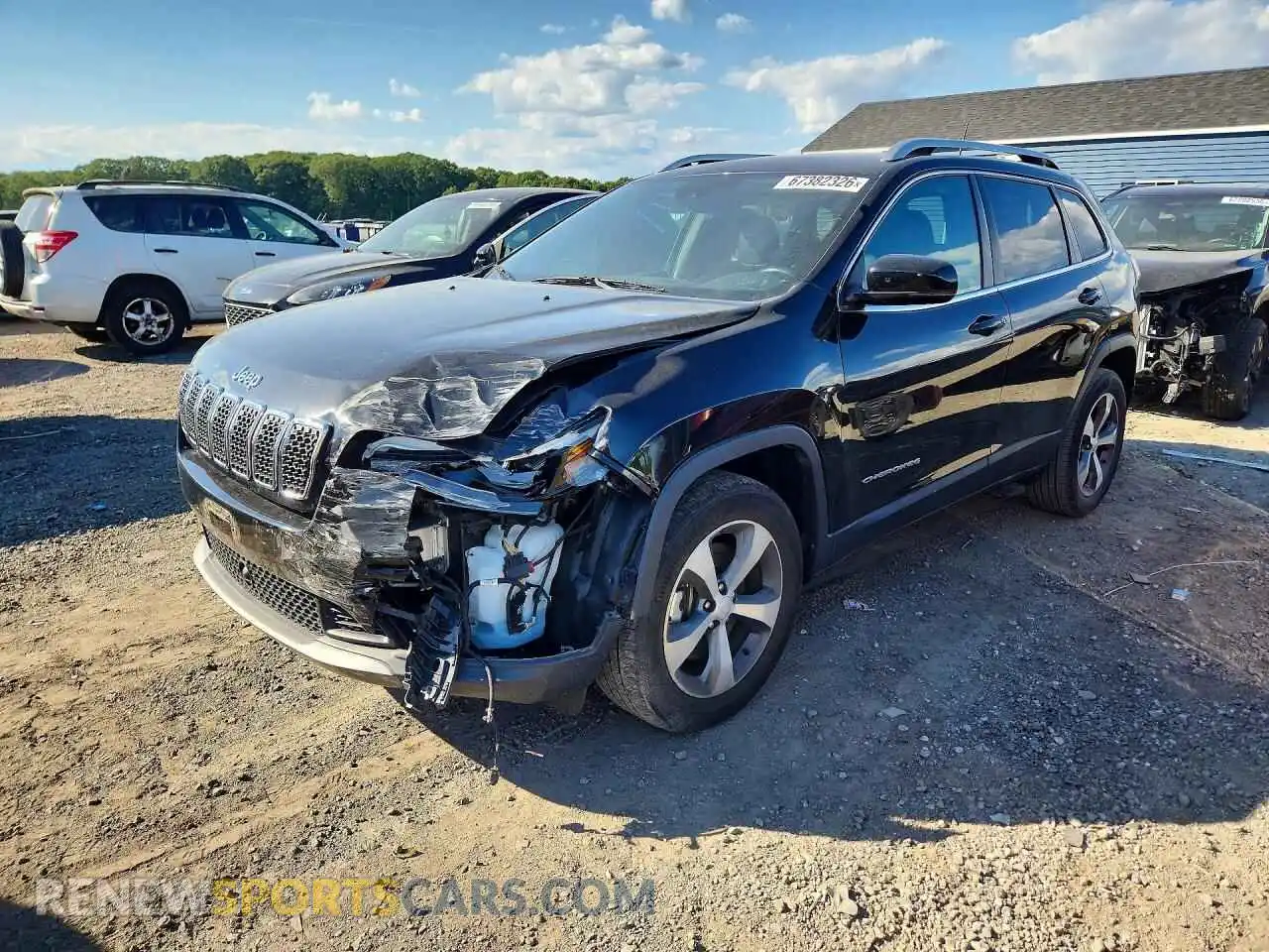 1 Photograph of a damaged car 1C4PJMDX3MD127656 JEEP CHEROKEE 2021