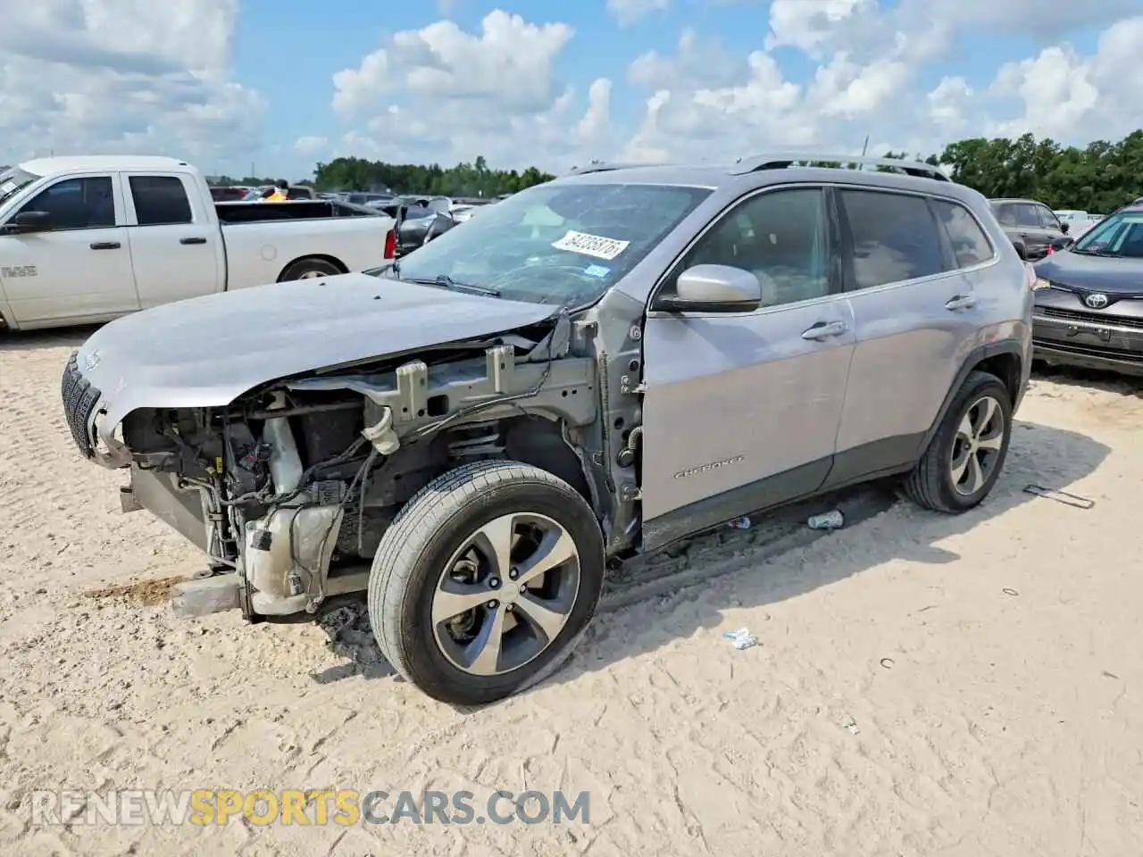 1 Photograph of a damaged car 1C4PJMDX3MD181149 JEEP CHEROKEE 2021