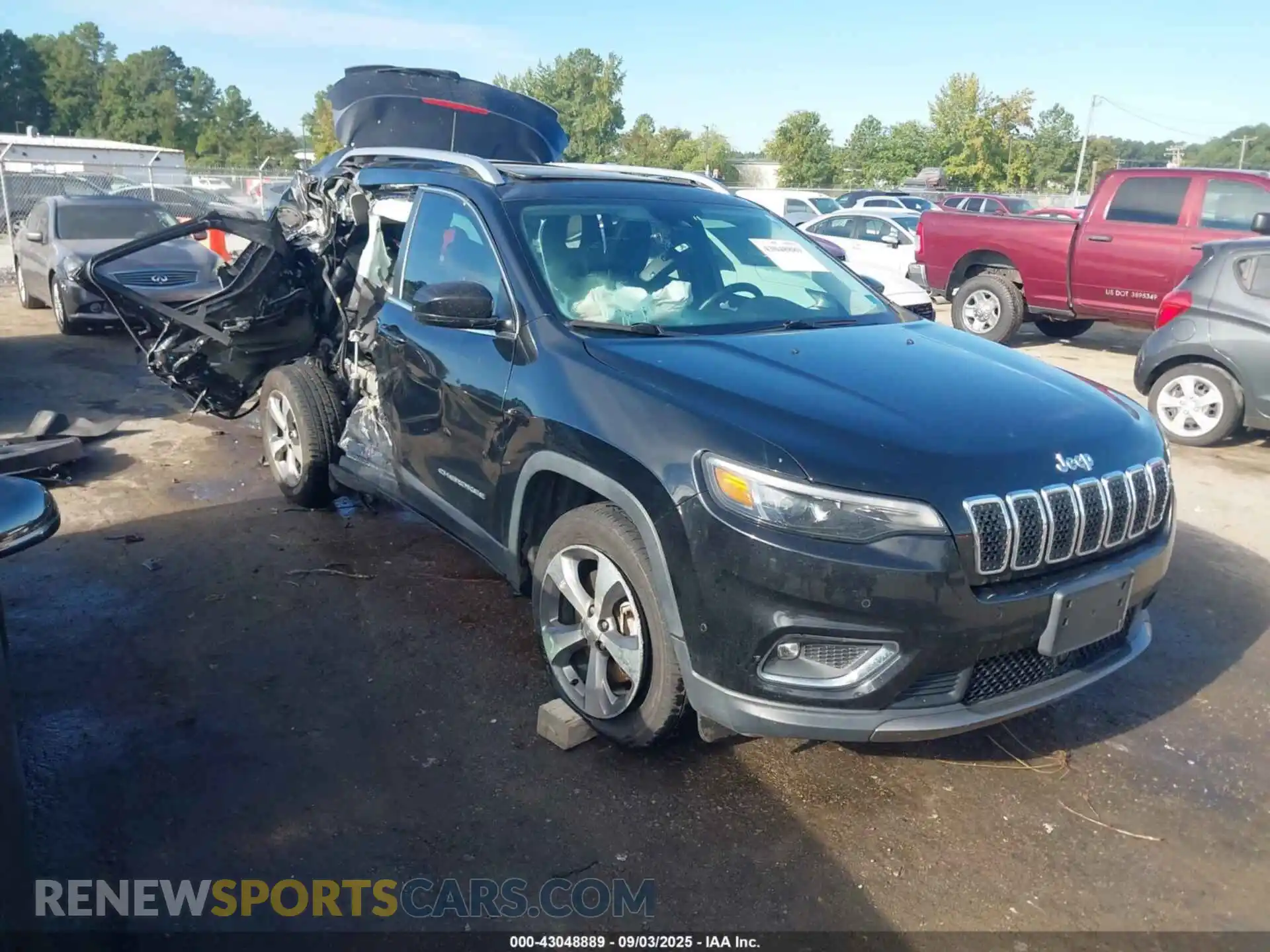 1 Photograph of a damaged car 1C4PJMDX6MD109149 JEEP CHEROKEE 2021