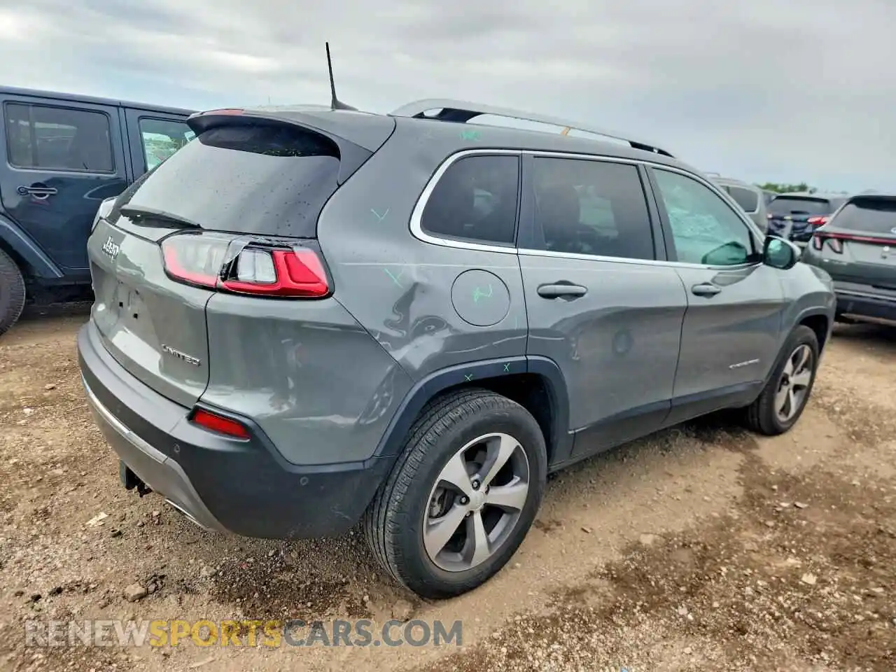 3 fotografías del automóvil dañado 1C4PJMDX9MD121487 JEEP CHEROKEE 2021