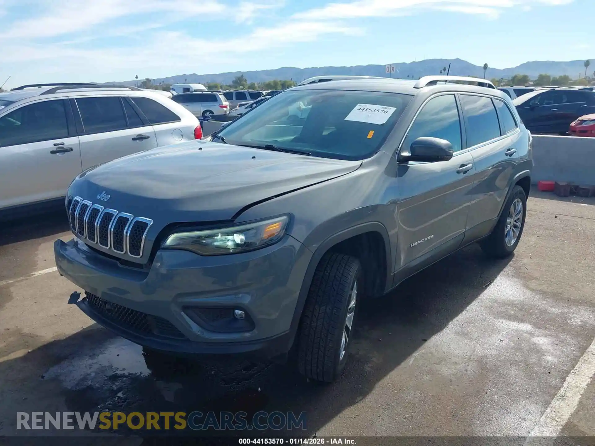 2 fotografías del automóvil dañado 1C4PJMLB0MD163228 JEEP CHEROKEE 2021