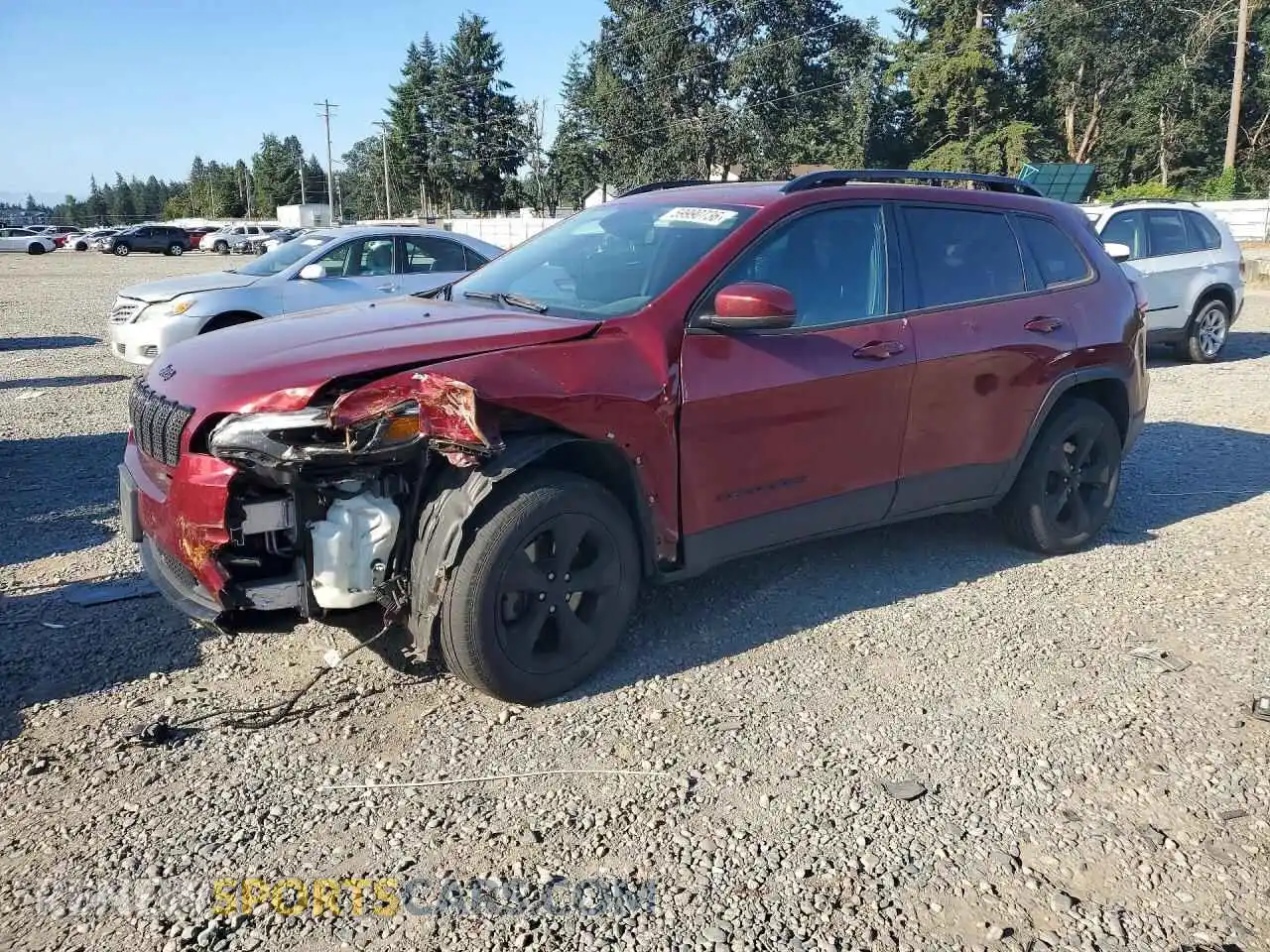 1 fotografías del automóvil dañado 1C4PJMLBXMD168016 JEEP CHEROKEE 2021