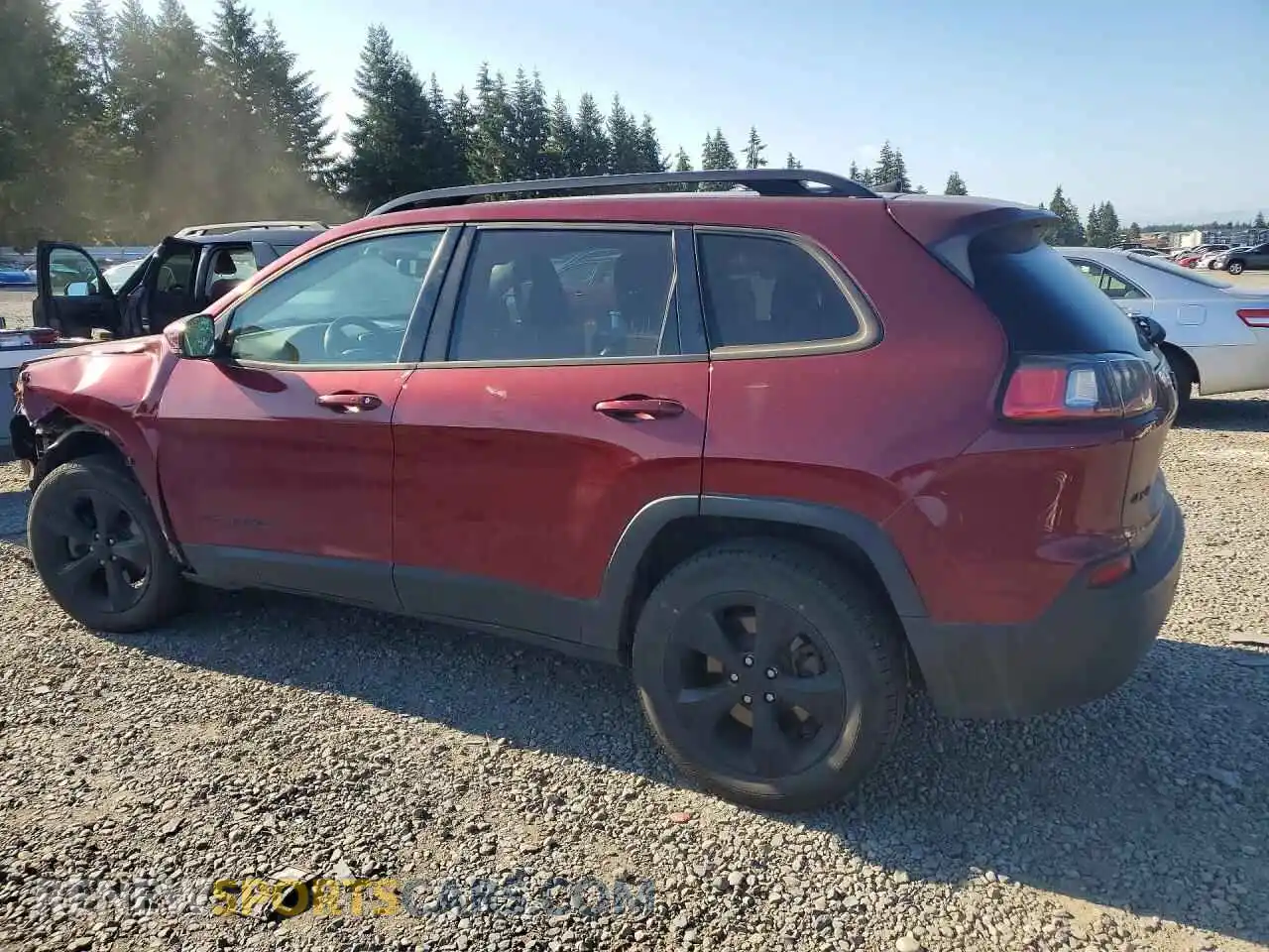 2 fotografías del automóvil dañado 1C4PJMLBXMD168016 JEEP CHEROKEE 2021