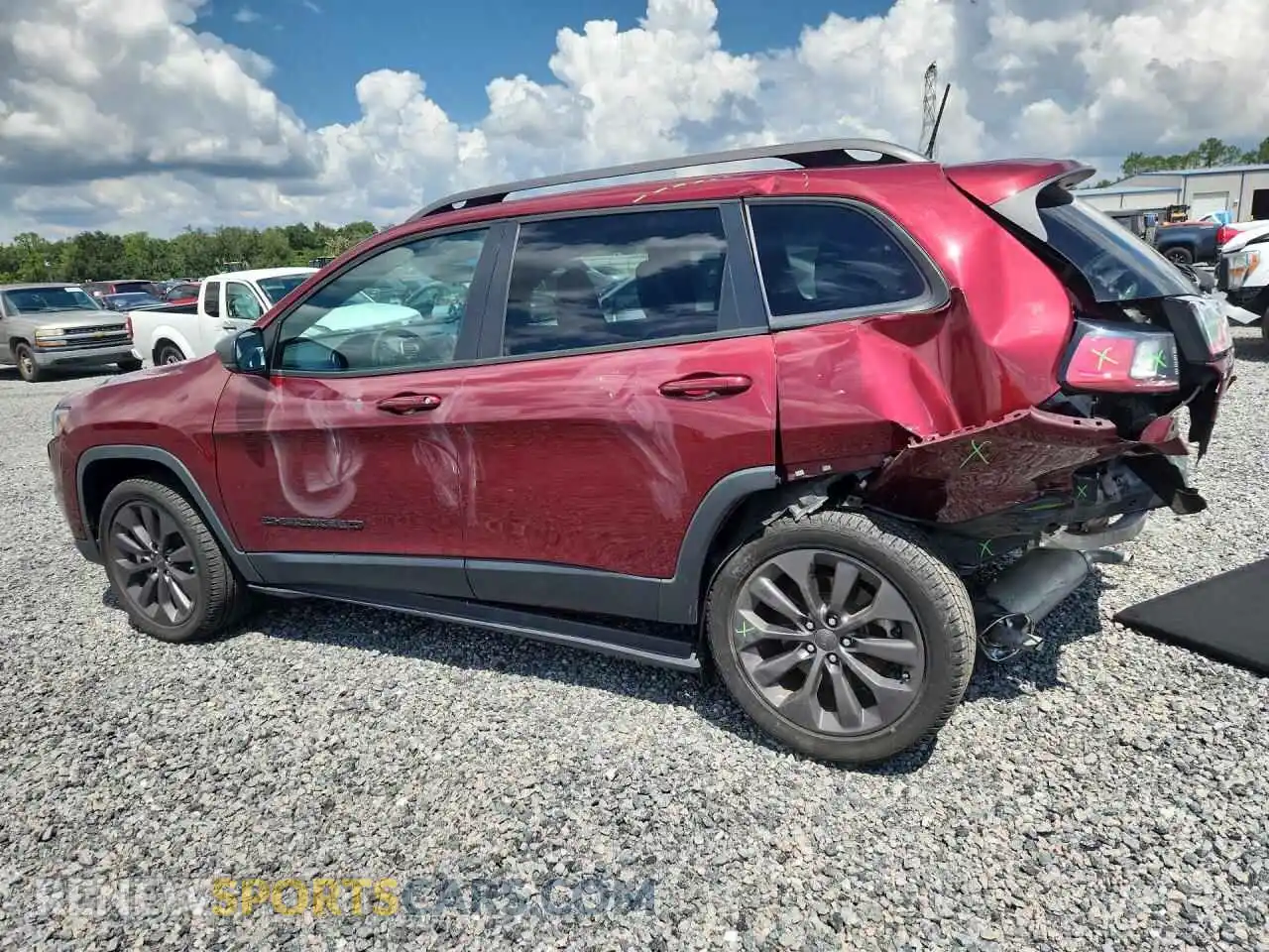 2 fotografías del automóvil dañado 1C4PJMMX3MD185864 JEEP CHEROKEE 2021