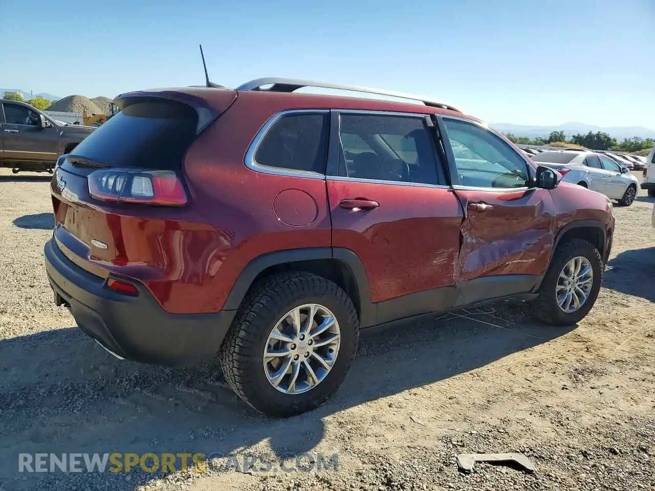 3 Photograph of a damaged car 1C4PJMMX3MD225831 JEEP CHEROKEE 2021