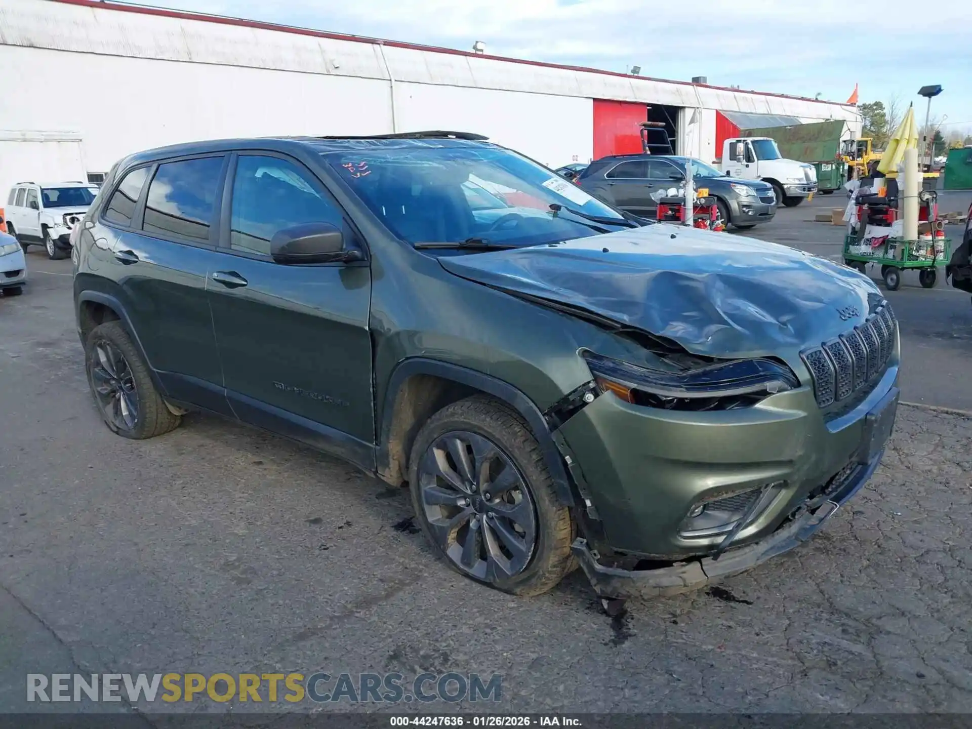1 Photograph of a damaged car 1C4PJMMX4MD126533 JEEP CHEROKEE 2021