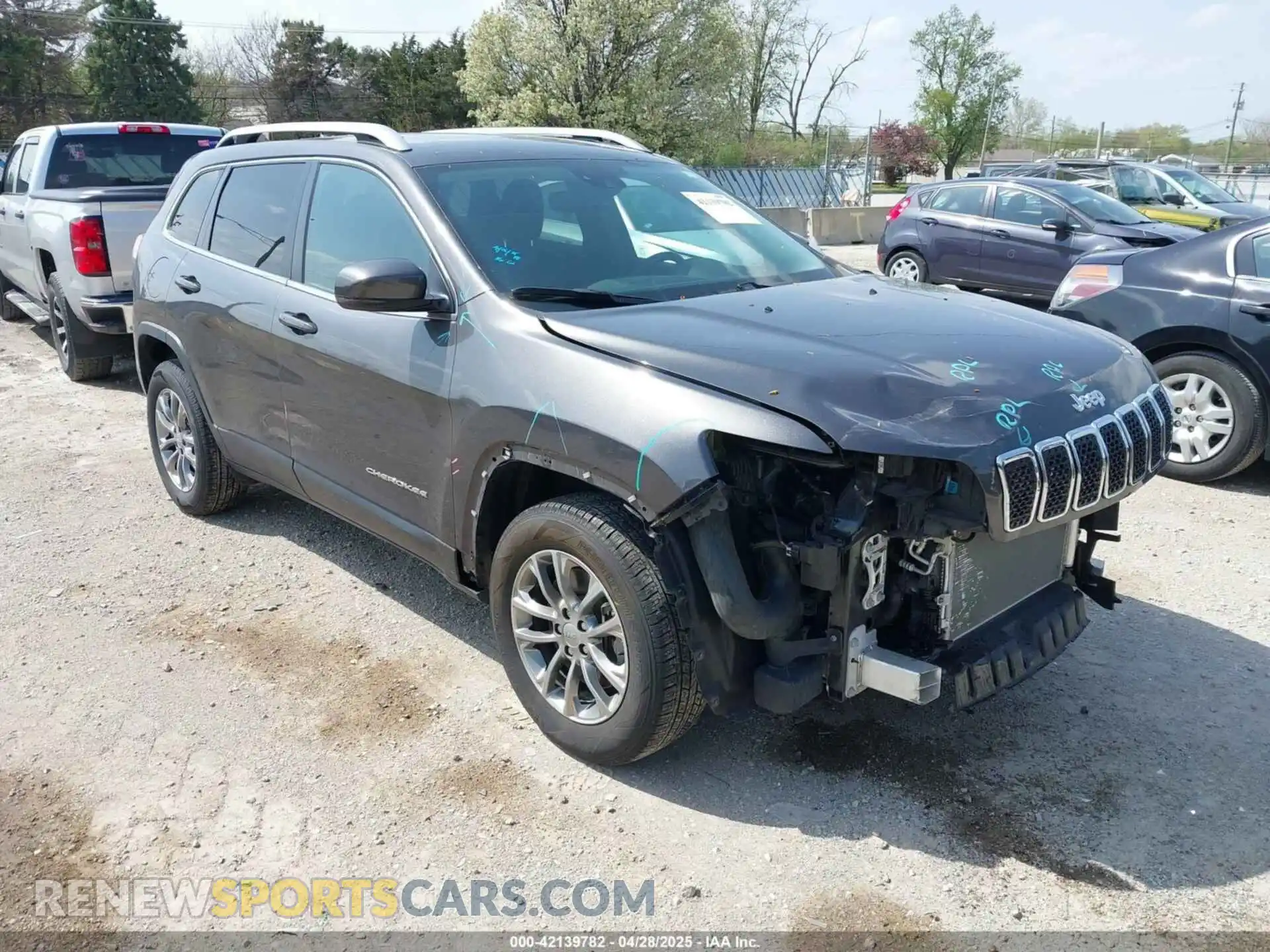 1 Photograph of a damaged car 1C4PJMMX4MD149875 JEEP CHEROKEE 2021