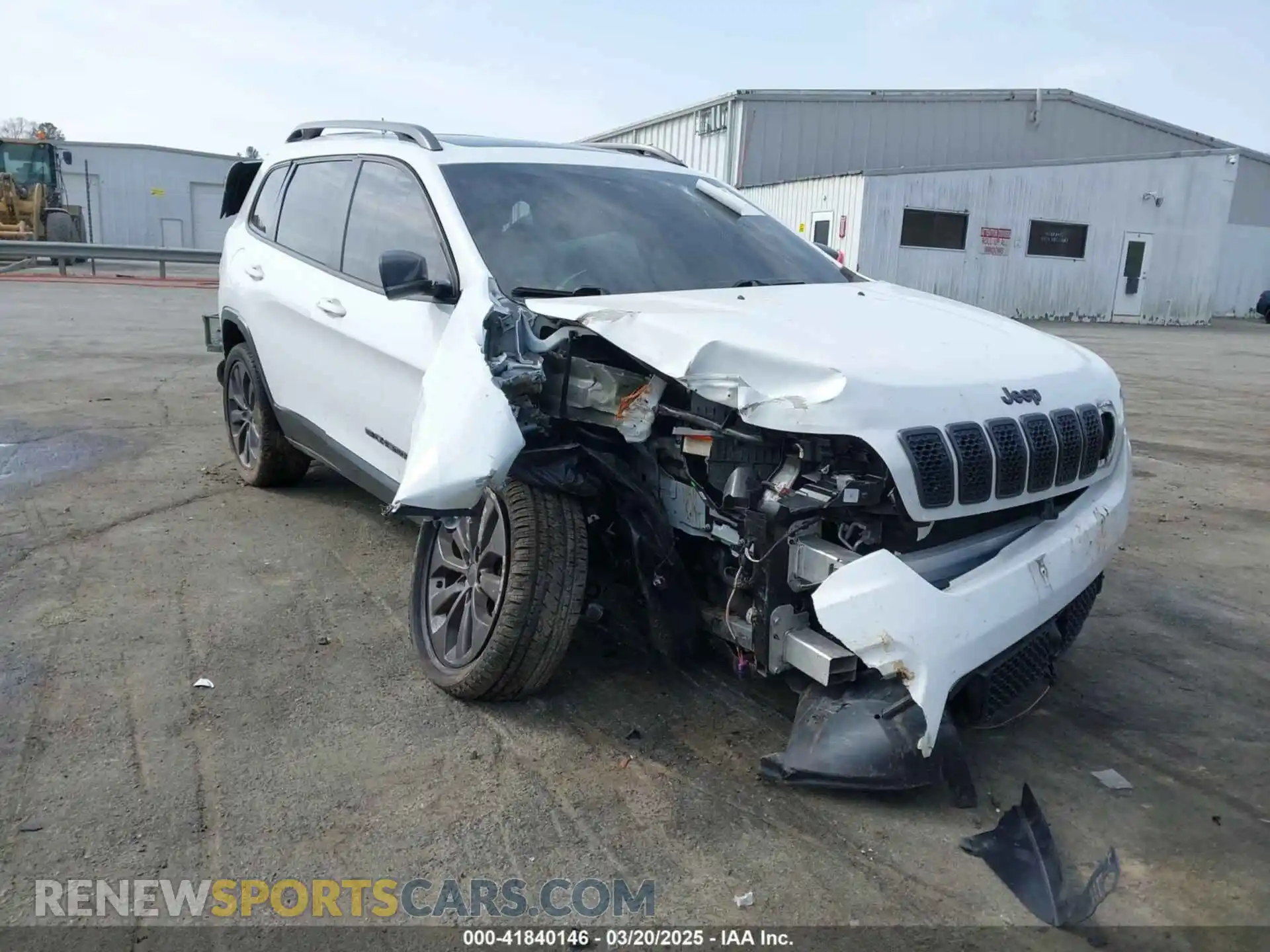 1 Photograph of a damaged car 1C4PJMMX6MD148808 JEEP CHEROKEE 2021