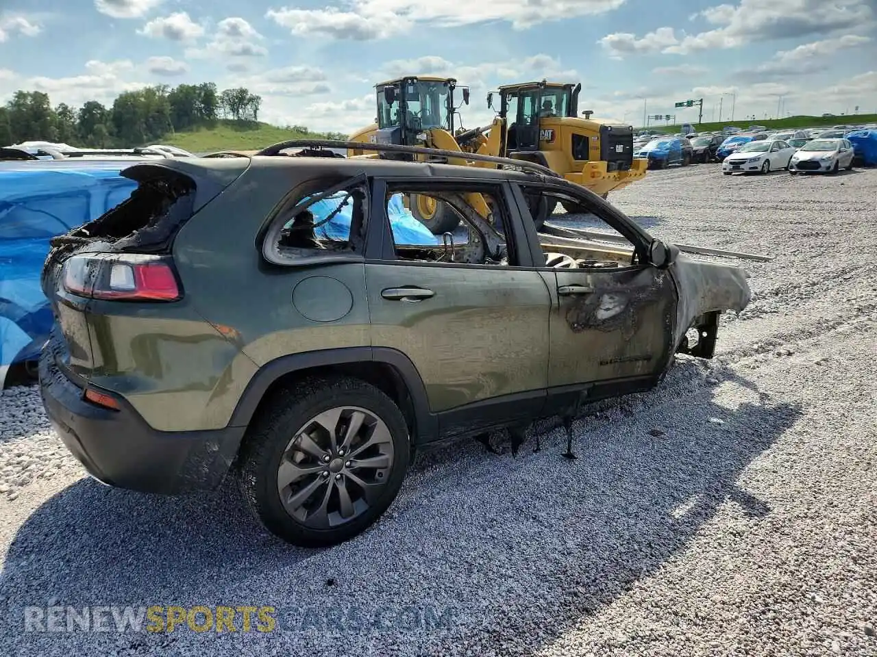 3 fotografías del automóvil dañado 1C4PJMMX7MD110956 JEEP CHEROKEE 2021