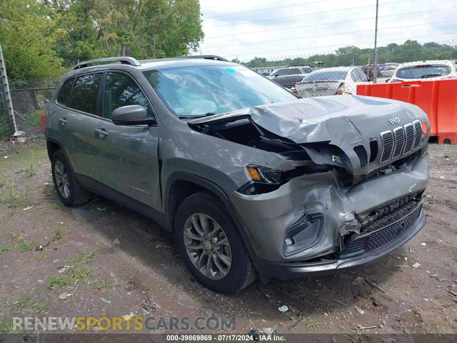 1 Photograph of a damaged car 1C4PJMMX7MD136165 JEEP CHEROKEE 2021