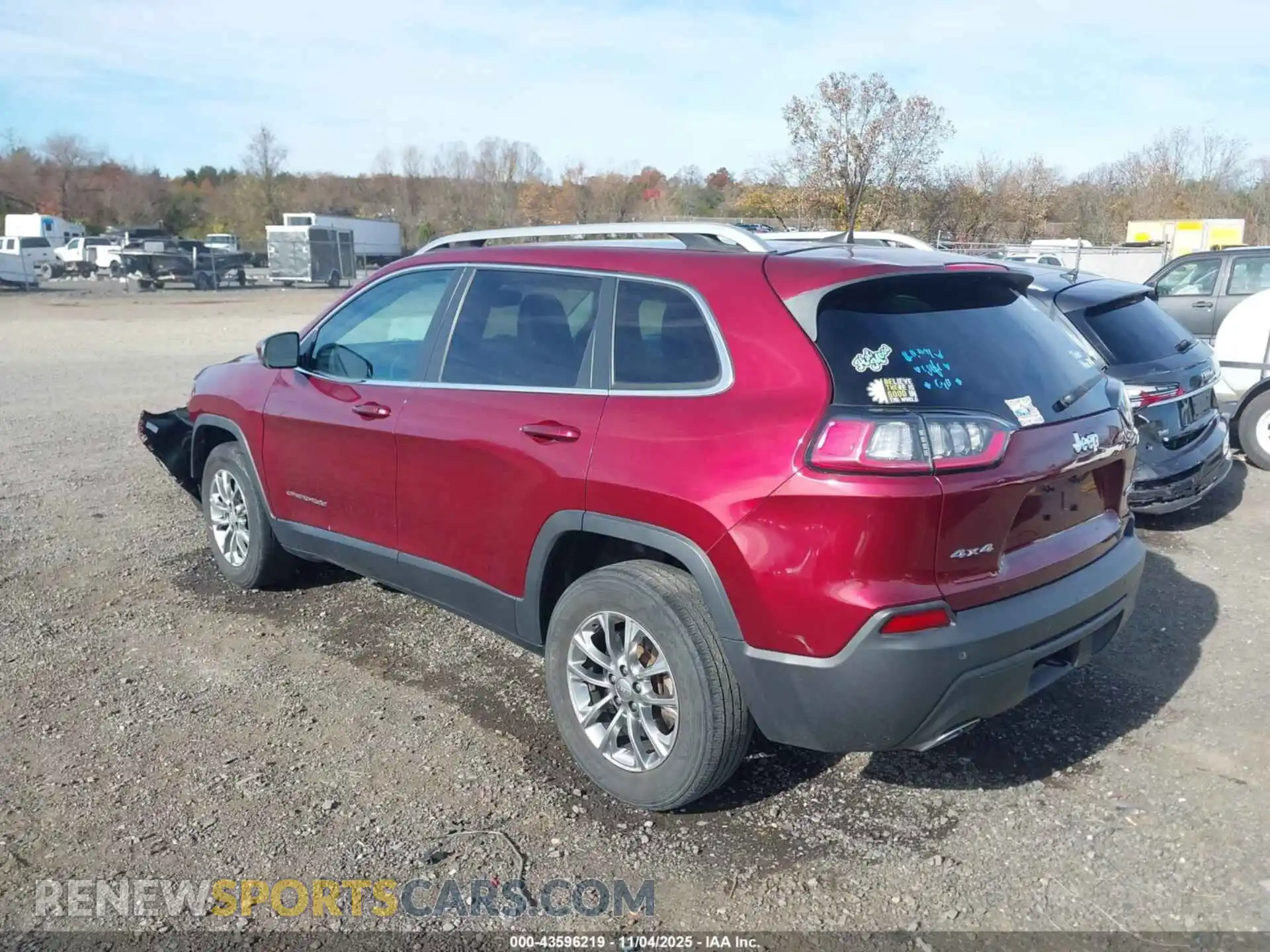 3 Photograph of a damaged car 1C4PJMMX8MD151502 JEEP CHEROKEE 2021