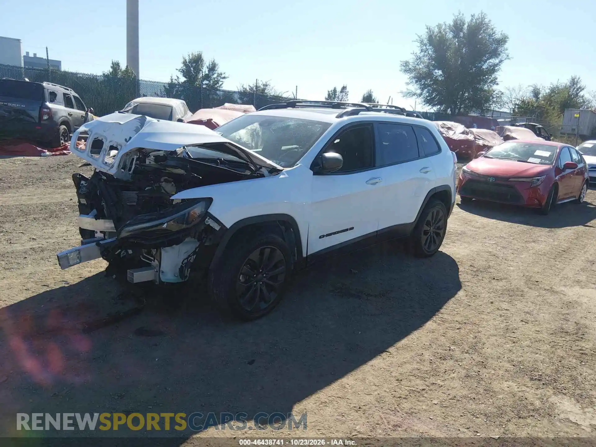 2 fotografías del automóvil dañado 1C4PJMMX9MD151329 JEEP CHEROKEE 2021