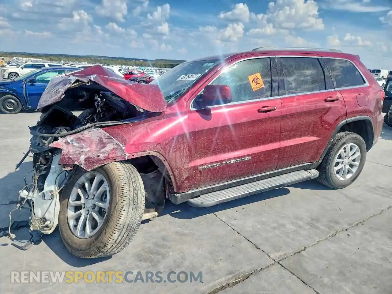 1 Фотография поврежденного автомобиля 1C4RJEAG4MC543594 JEEP CHEROKEE 2021