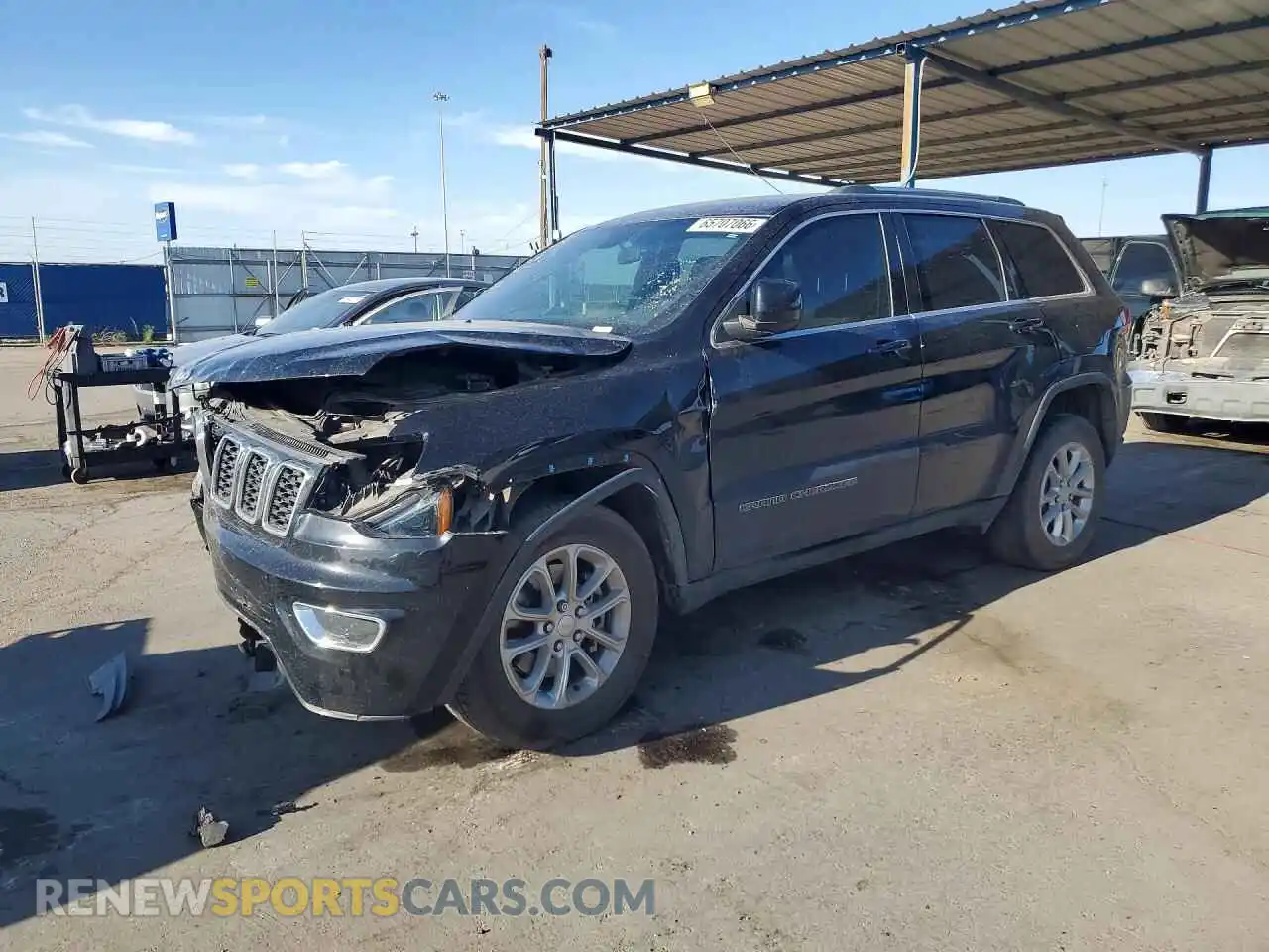 1 Photograph of a damaged car 1C4RJEAG4MC812760 JEEP CHEROKEE 2021