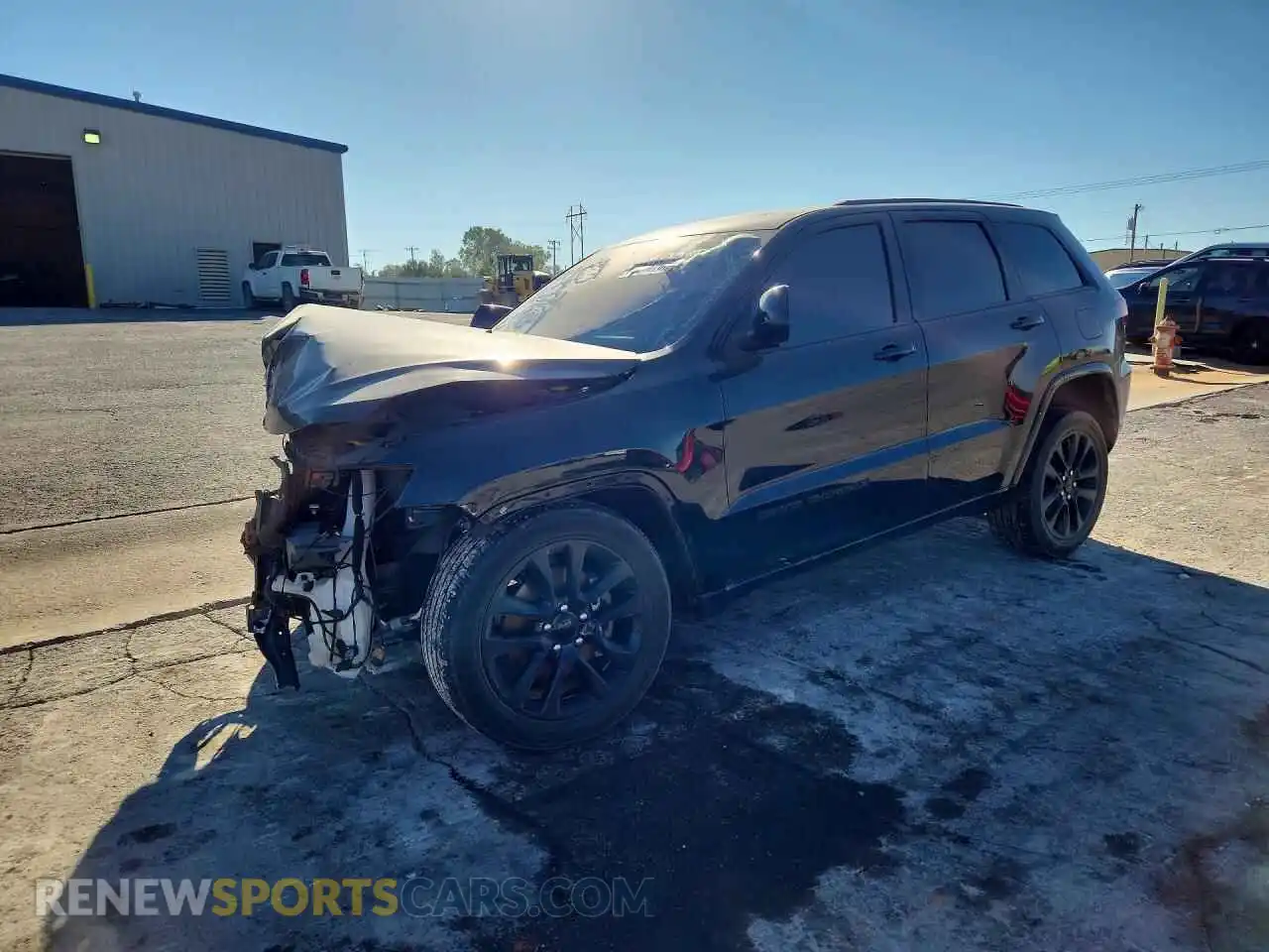 1 Photograph of a damaged car 1C4RJEAGXMC739622 JEEP CHEROKEE 2021