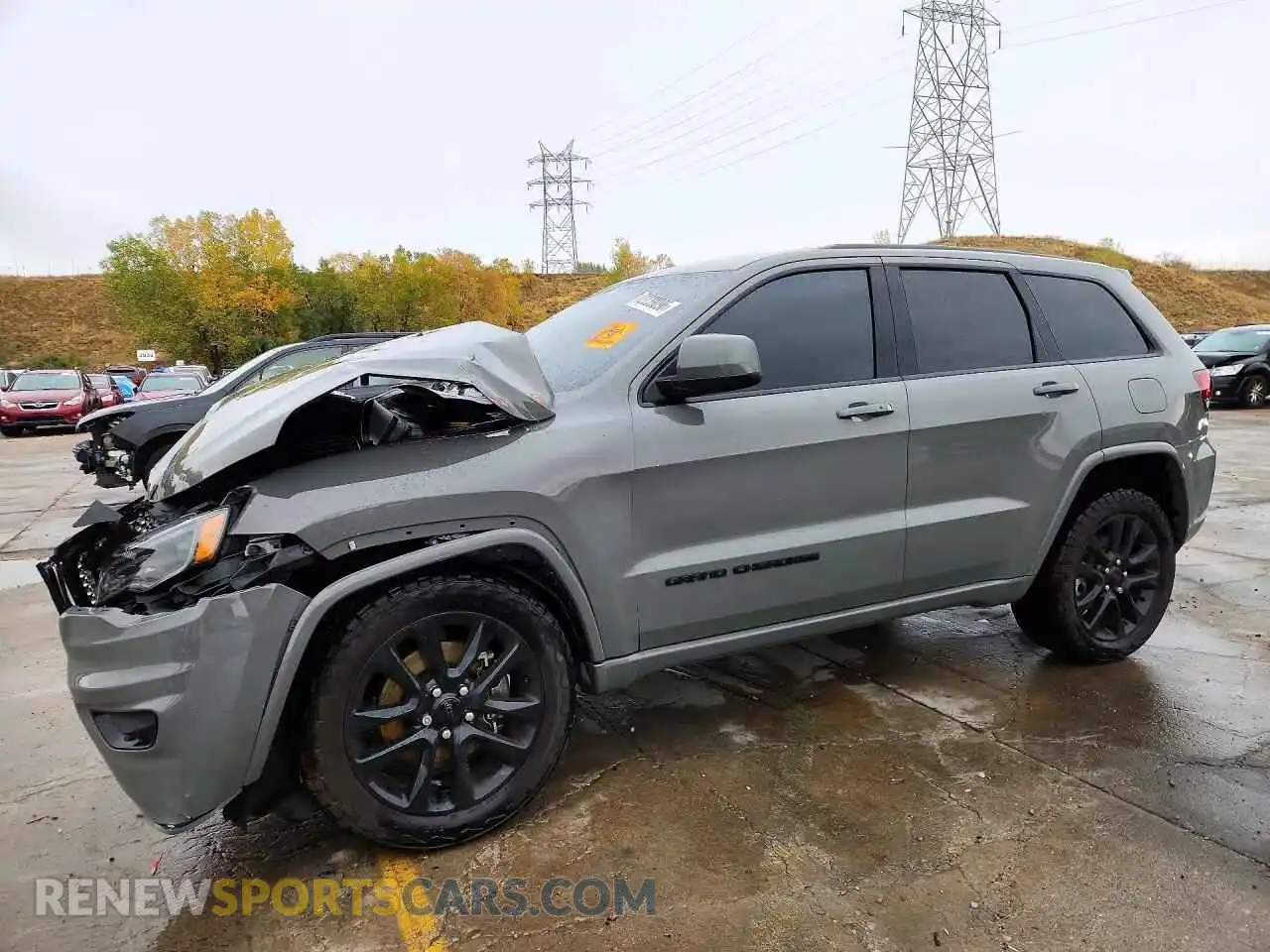 1 Photograph of a damaged car 1C4RJFAG8MC592349 JEEP CHEROKEE 2021
