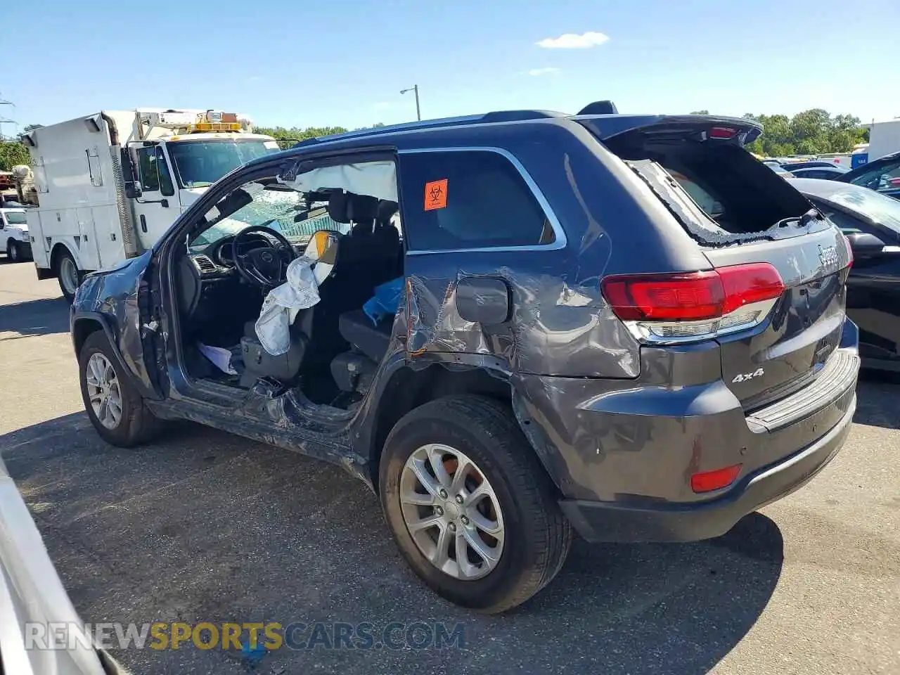 2 fotografías del automóvil dañado 1C4RJFAG9MC538235 JEEP CHEROKEE 2021