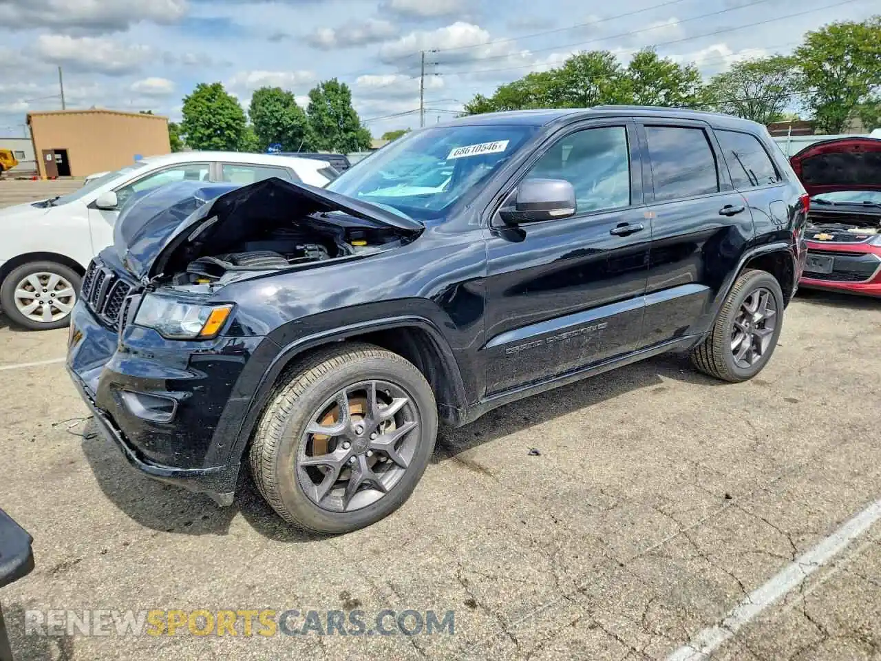1 Photograph of a damaged car 1C4RJFBG0MC612897 JEEP CHEROKEE 2021