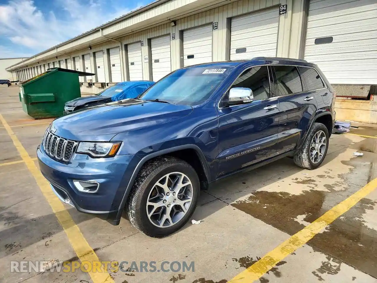 1 Photograph of a damaged car 1C4RJFBG8MC691820 JEEP CHEROKEE 2021