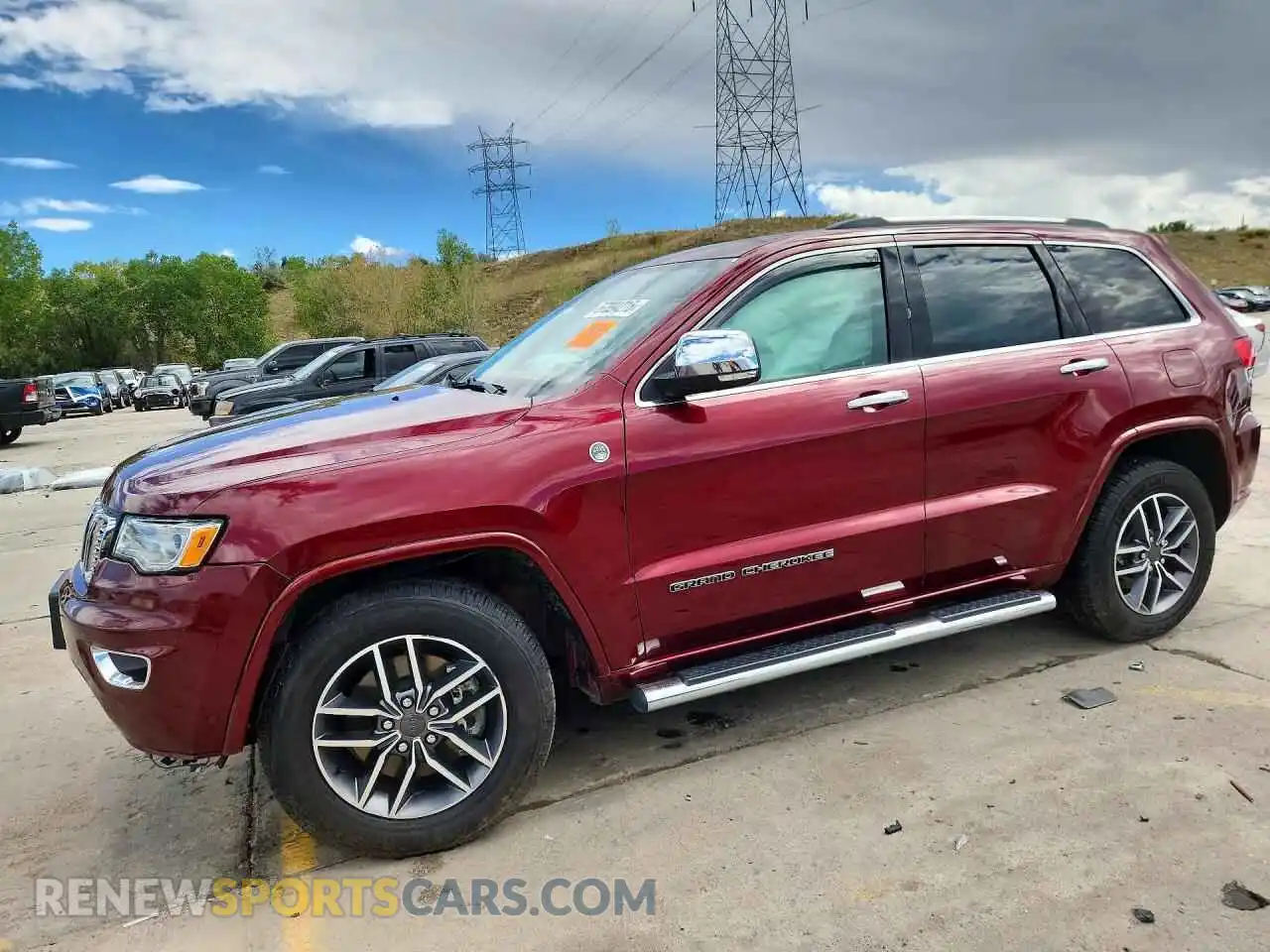 1 Photograph of a damaged car 1C4RJFCG8MC571904 JEEP CHEROKEE 2021