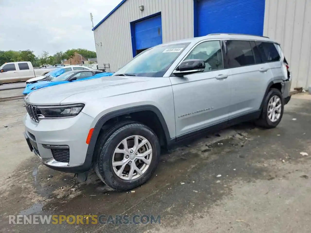 1 Photograph of a damaged car 1C4RJKBG0M8173714 JEEP CHEROKEE 2021