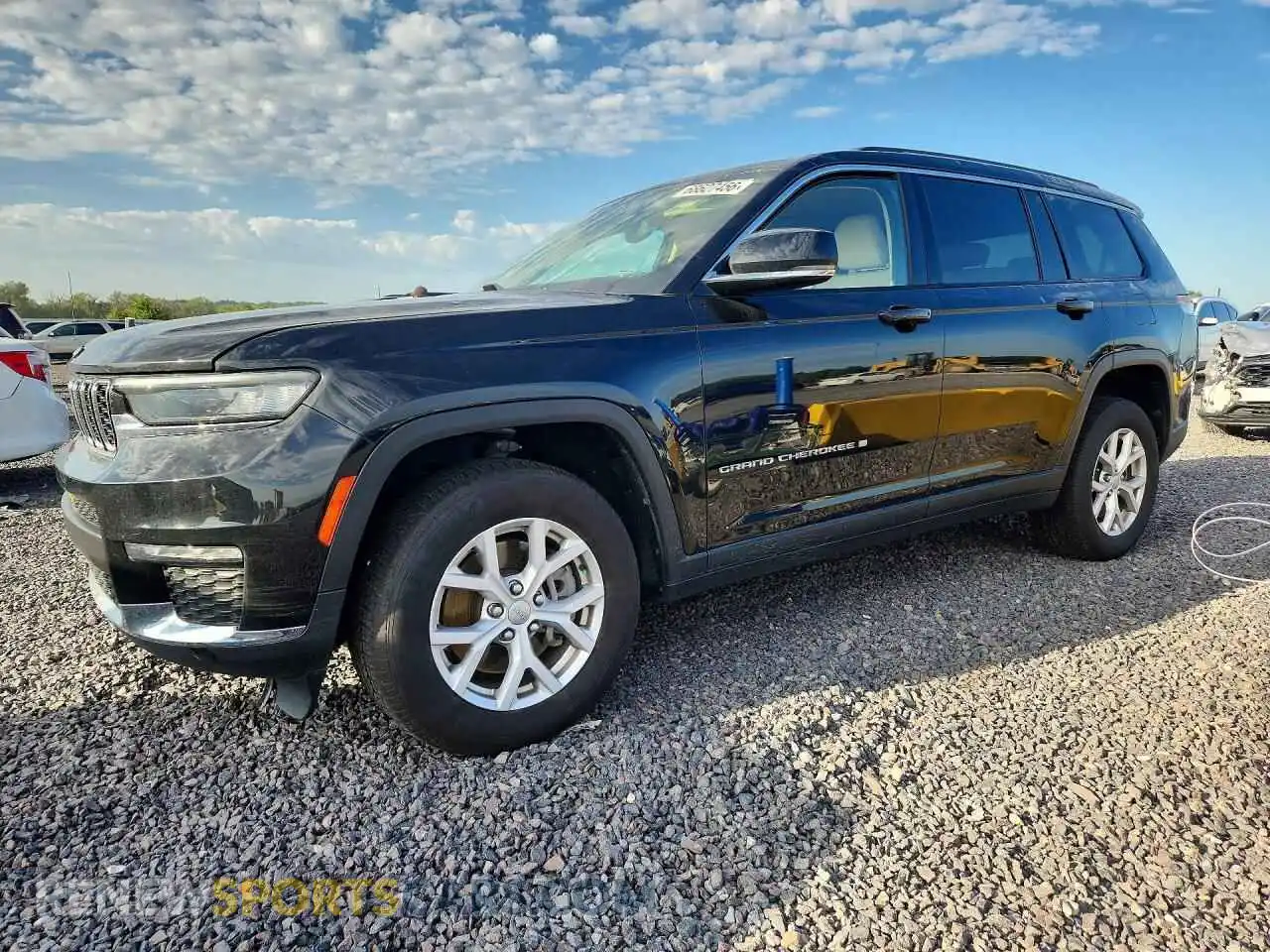 1 Photograph of a damaged car 1C4RJKBG1M8128247 JEEP CHEROKEE 2021