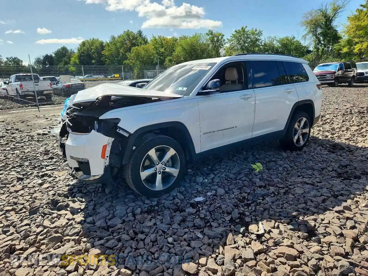 1 Photograph of a damaged car 1C4RJKBG2M8145154 JEEP CHEROKEE 2021