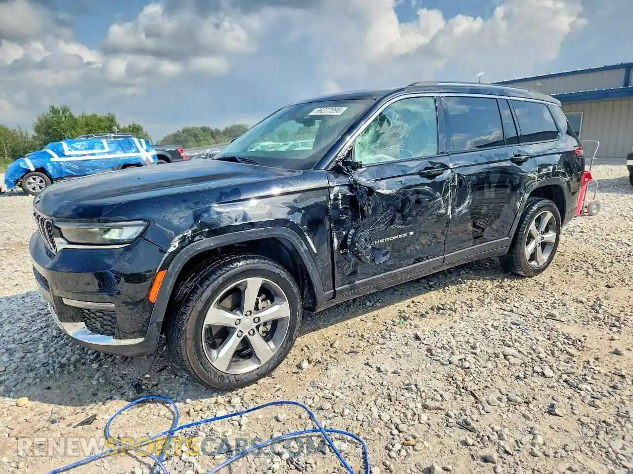 1 Photograph of a damaged car 1C4RJKBG3M8114284 JEEP CHEROKEE 2021