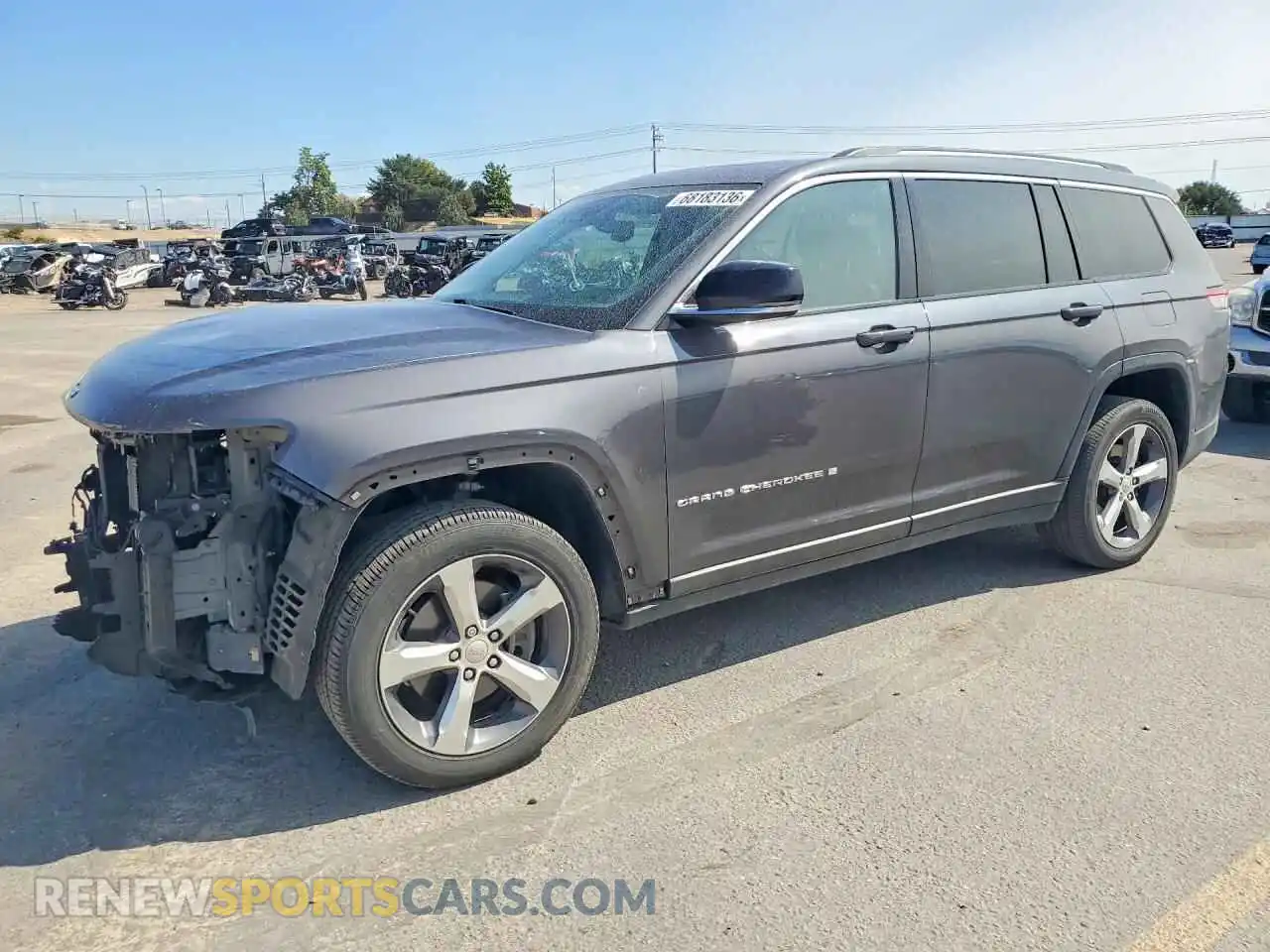 1 Photograph of a damaged car 1C4RJKBG5M8171859 JEEP CHEROKEE 2021