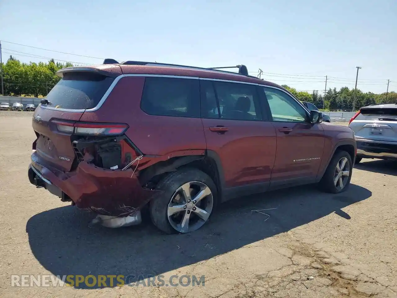 3 fotografías del automóvil dañado 1C4RJKBG7M8130472 JEEP CHEROKEE 2021