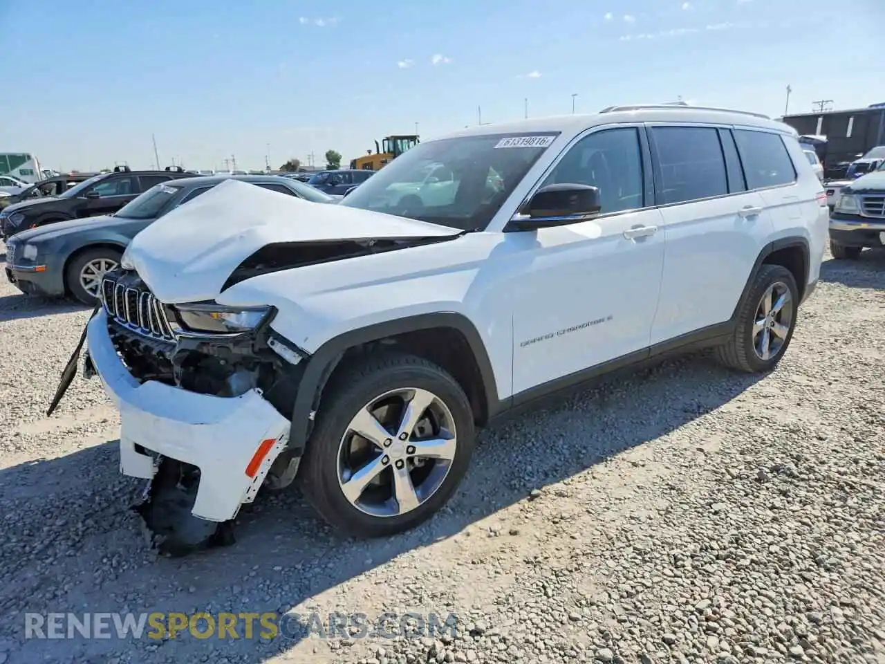 1 Photograph of a damaged car 1C4RJKBG7M8205588 JEEP CHEROKEE 2021