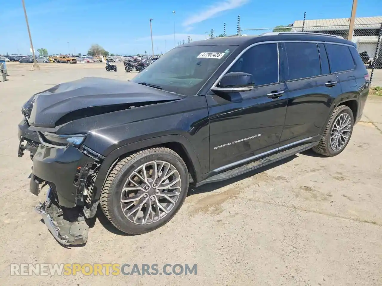 1 Photograph of a damaged car 1C4RJKEGXM8103357 JEEP CHEROKEE 2021