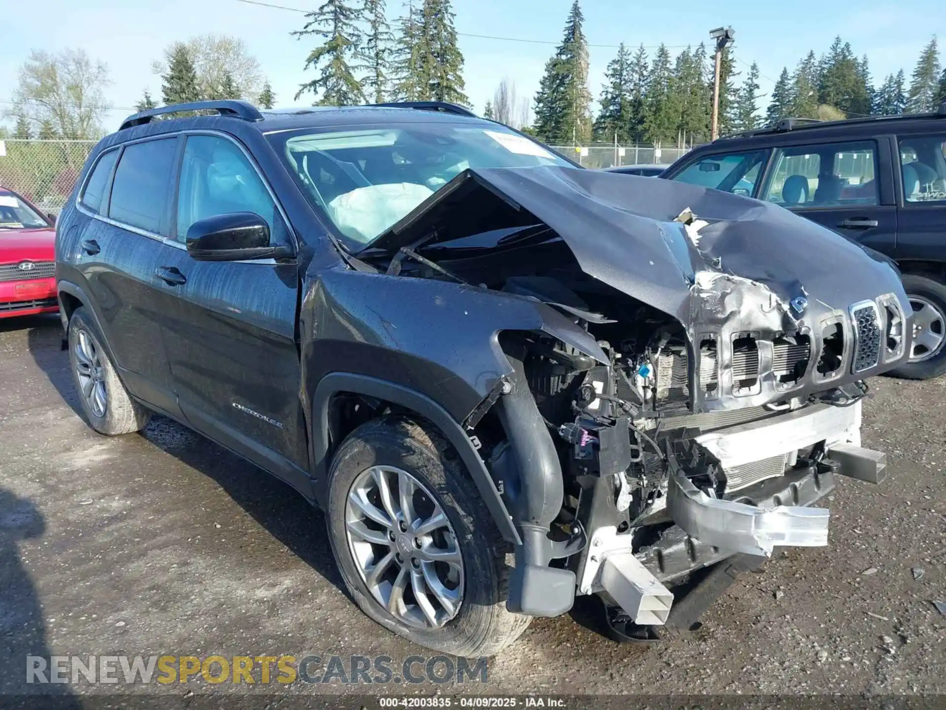 1 Photograph of a damaged car 1C4PJMMX2ND520503 JEEP CHEROKEE 2022
