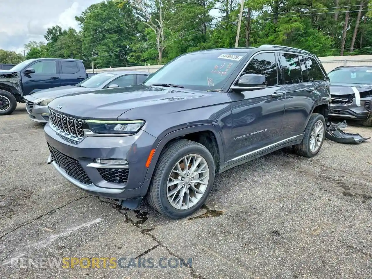 1 Photograph of a damaged car 1C4RJGEG0N8636882 JEEP CHEROKEE 2022