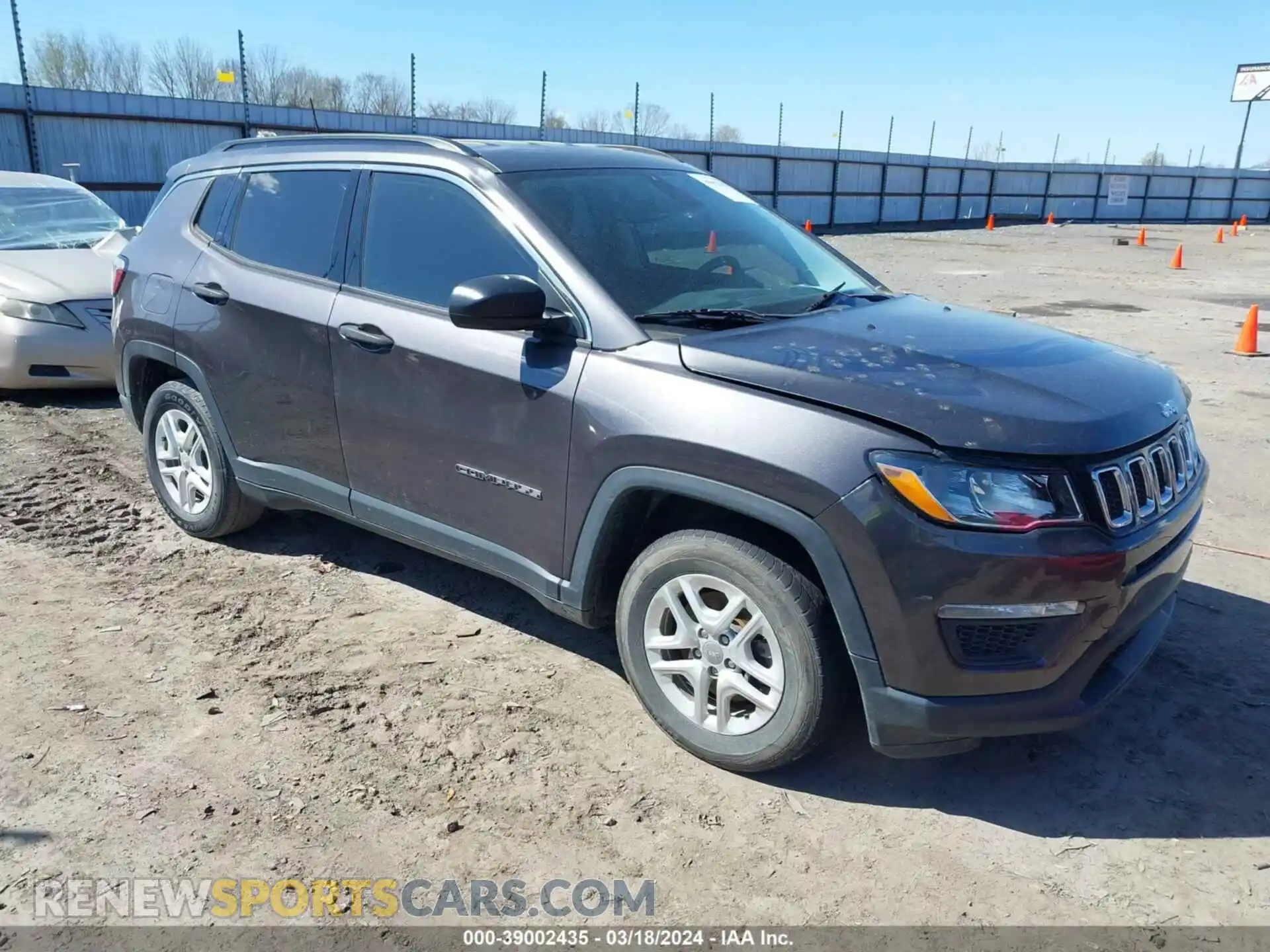 1 fotografías del automóvil dañado 3C4NJCAB0KT613116 JEEP COMPASS 2019