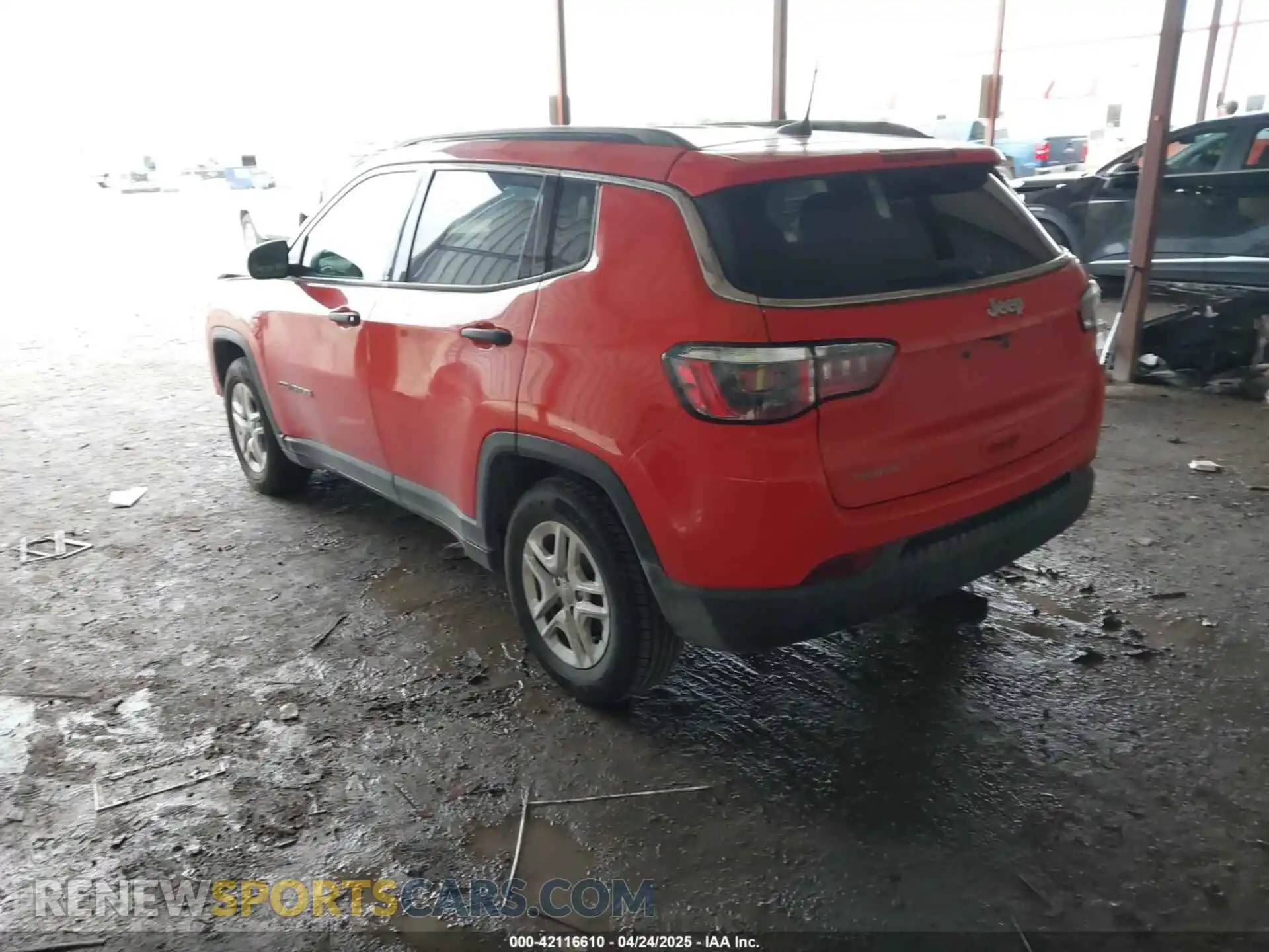 3 Photograph of a damaged car 3C4NJCAB2KT676721 JEEP COMPASS 2019