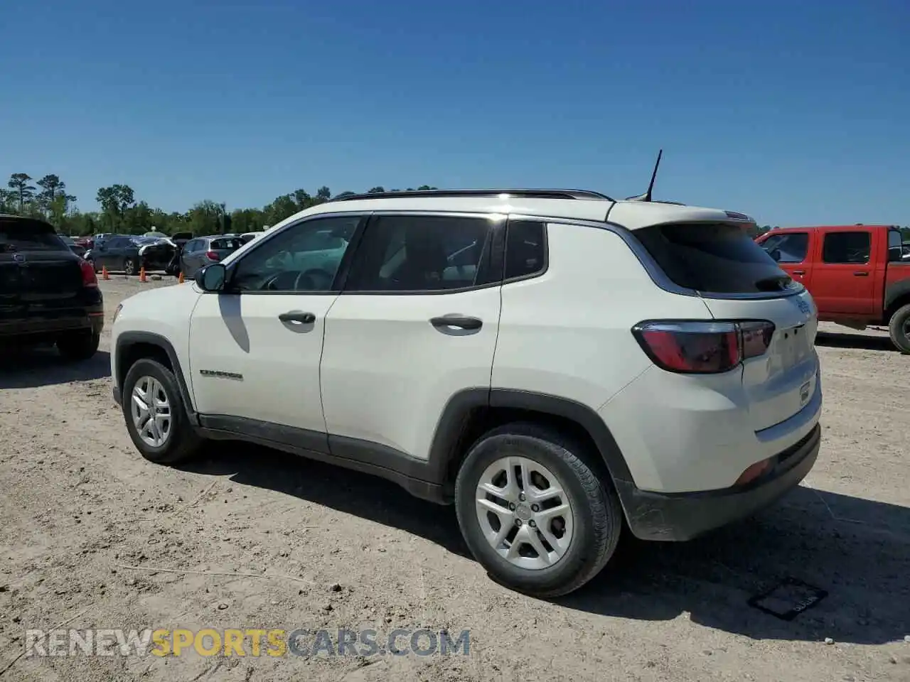 2 Photograph of a damaged car 3C4NJCAB2KT699951 JEEP COMPASS 2019