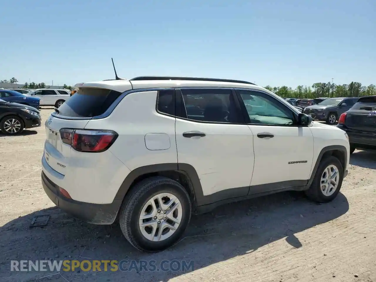 3 Photograph of a damaged car 3C4NJCAB2KT699951 JEEP COMPASS 2019